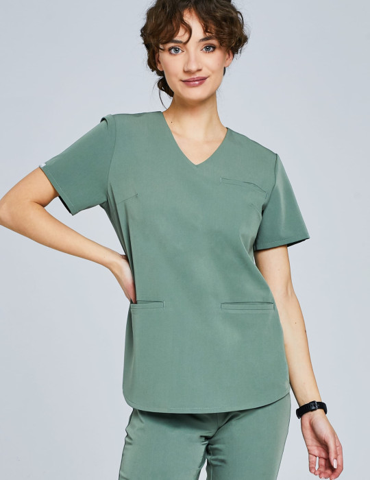 Bluza Medyczna Grace - KHAKI Bluza Medyczna Grace - KHAKI