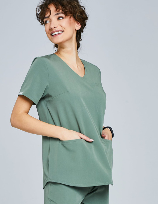 Bluza Medyczna Grace - KHAKI Bluza Medyczna Grace - KHAKI