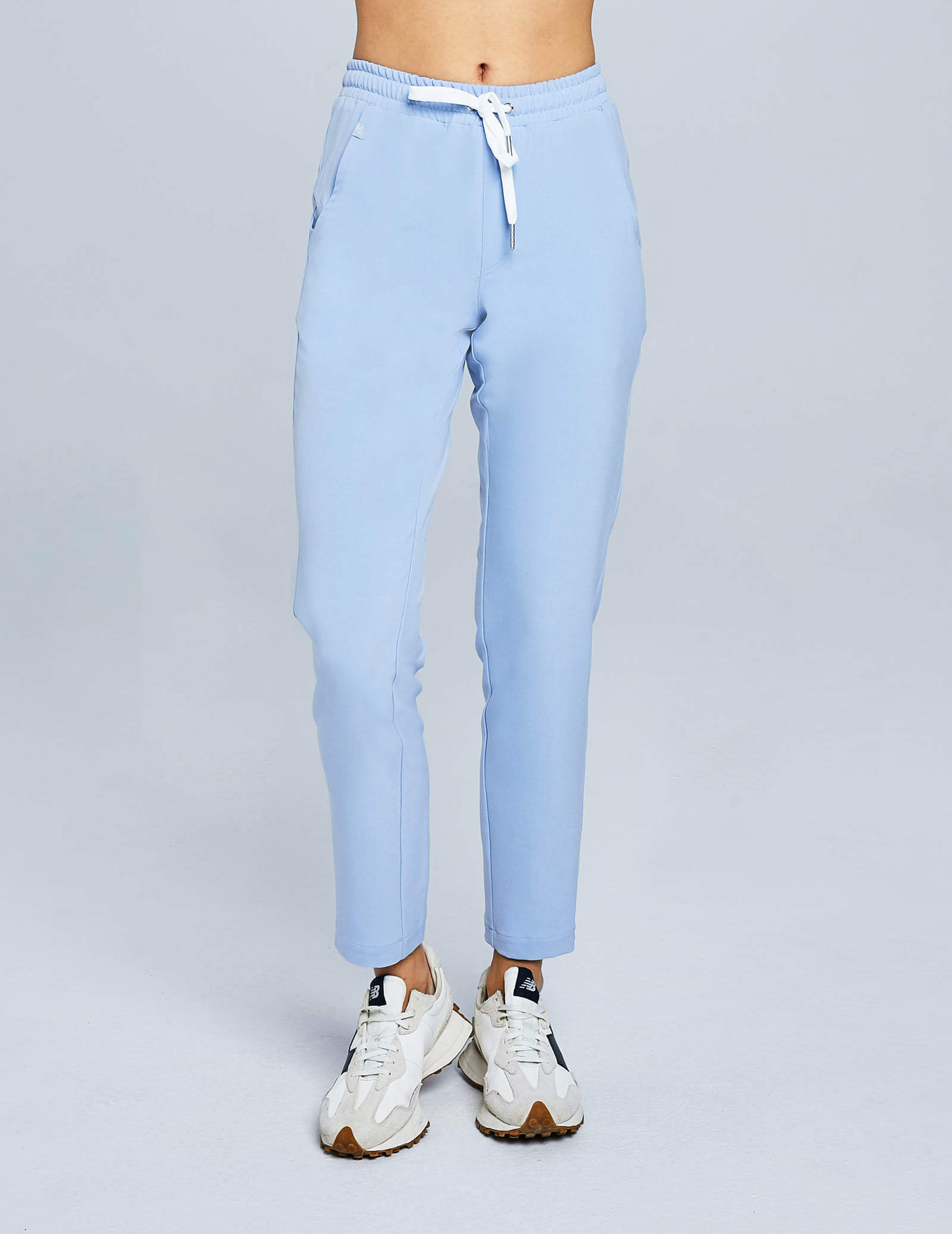 Spodnie Damskie Basic - CEIL BLUE