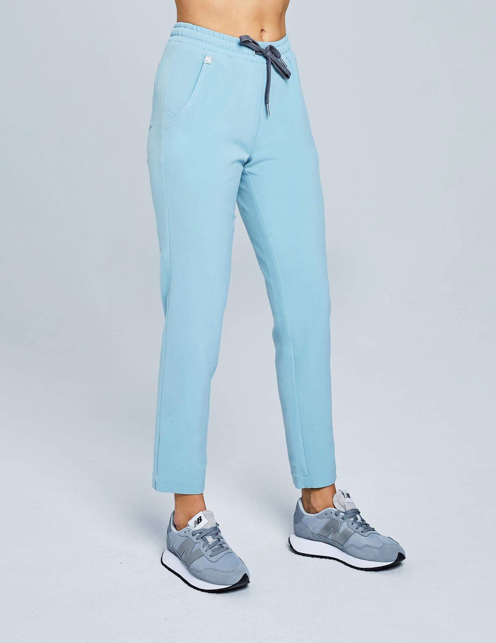 Spodnie Damskie Basic - DUSTY BLUE Spodnie Damskie Basic - DUSTY BLUE