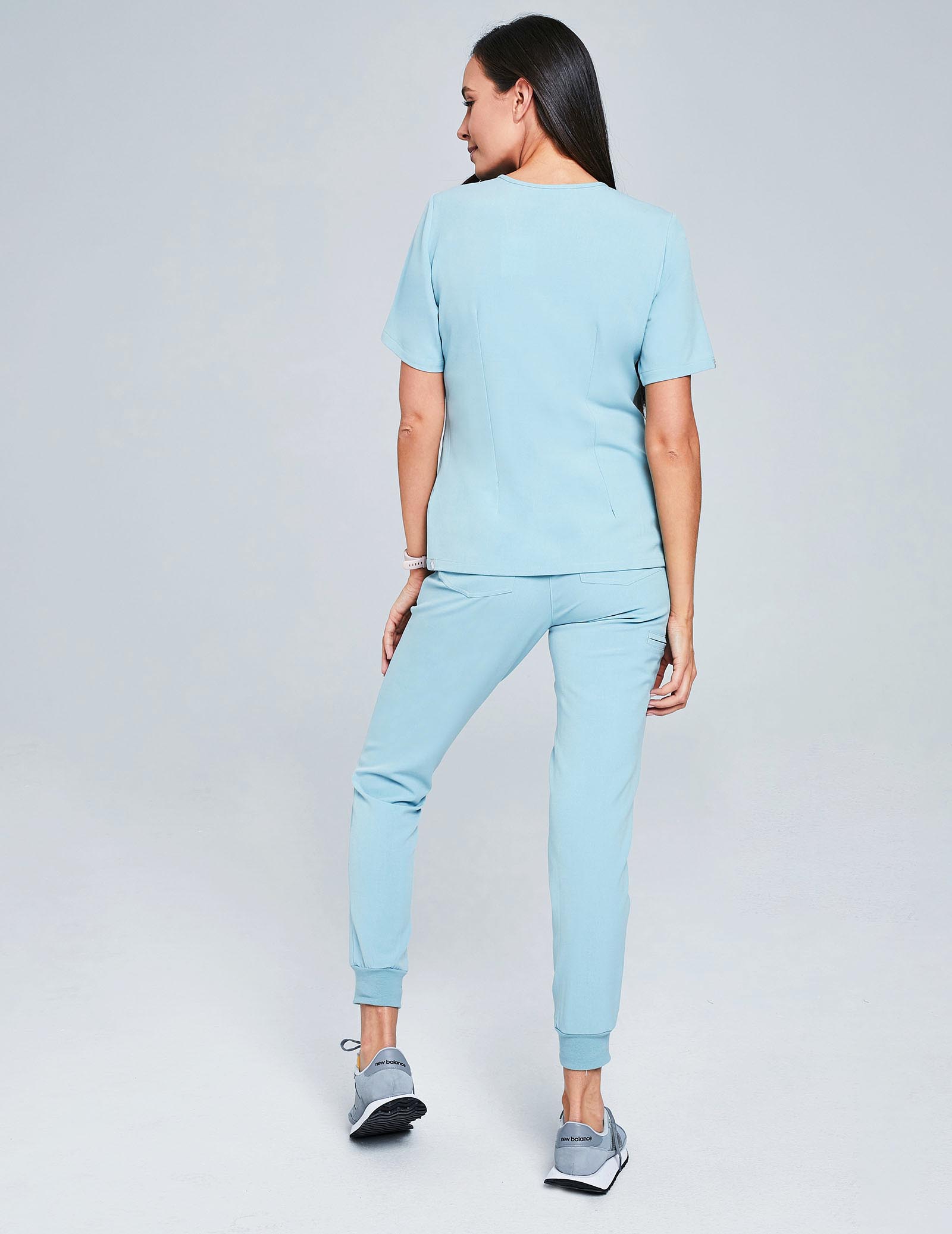Bluza Medyczna Casy - DUSTY BLUE Bluza Medyczna Casy - DUSTY BLUE