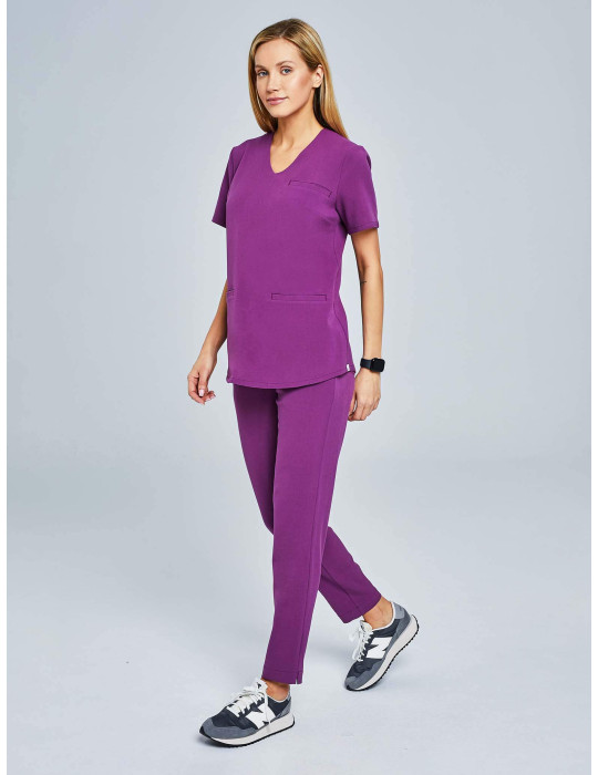 Spodnie Damskie Basic - GRAPE PURPLE Spodnie Damskie Basic - GRAPE PURPLE