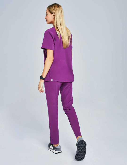 Spodnie Damskie Basic - GRAPE PURPLE Spodnie Damskie Basic - GRAPE PURPLE