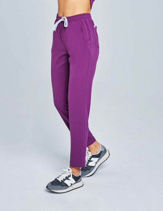 Spodnie Damskie Basic - GRAPE PURPLE Spodnie Damskie Basic - GRAPE PURPLE