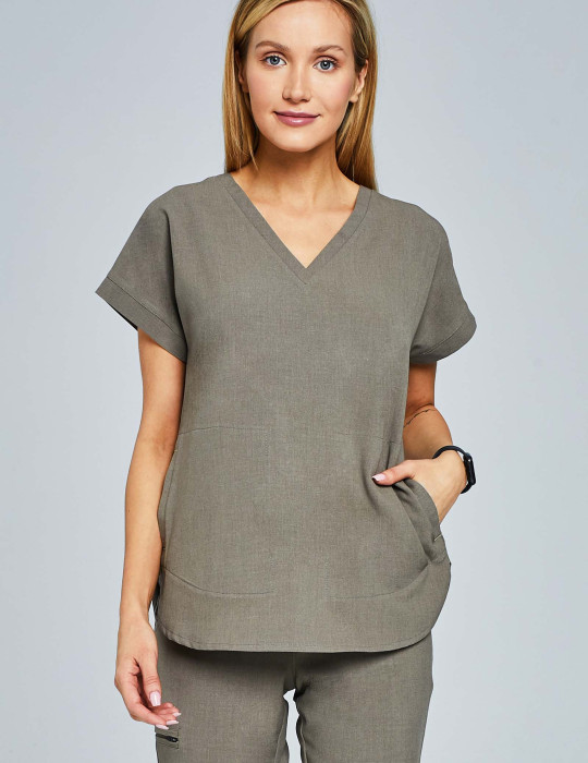 Bluza Medyczna Kendall - DARK SAND Bluza Medyczna Kendall - DARK SAND