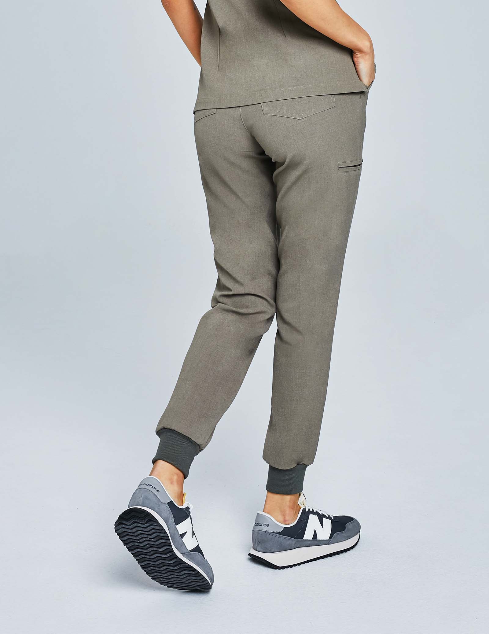 Spodnie Joggery Damskie - DARK SAND Spodnie Joggery Damskie - DARK SAND