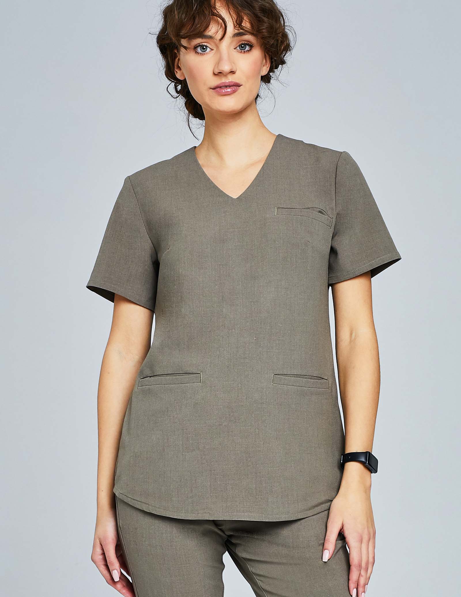 Bluza Medyczna Grace - DARK SAND Bluza Medyczna Grace - DARK SAND