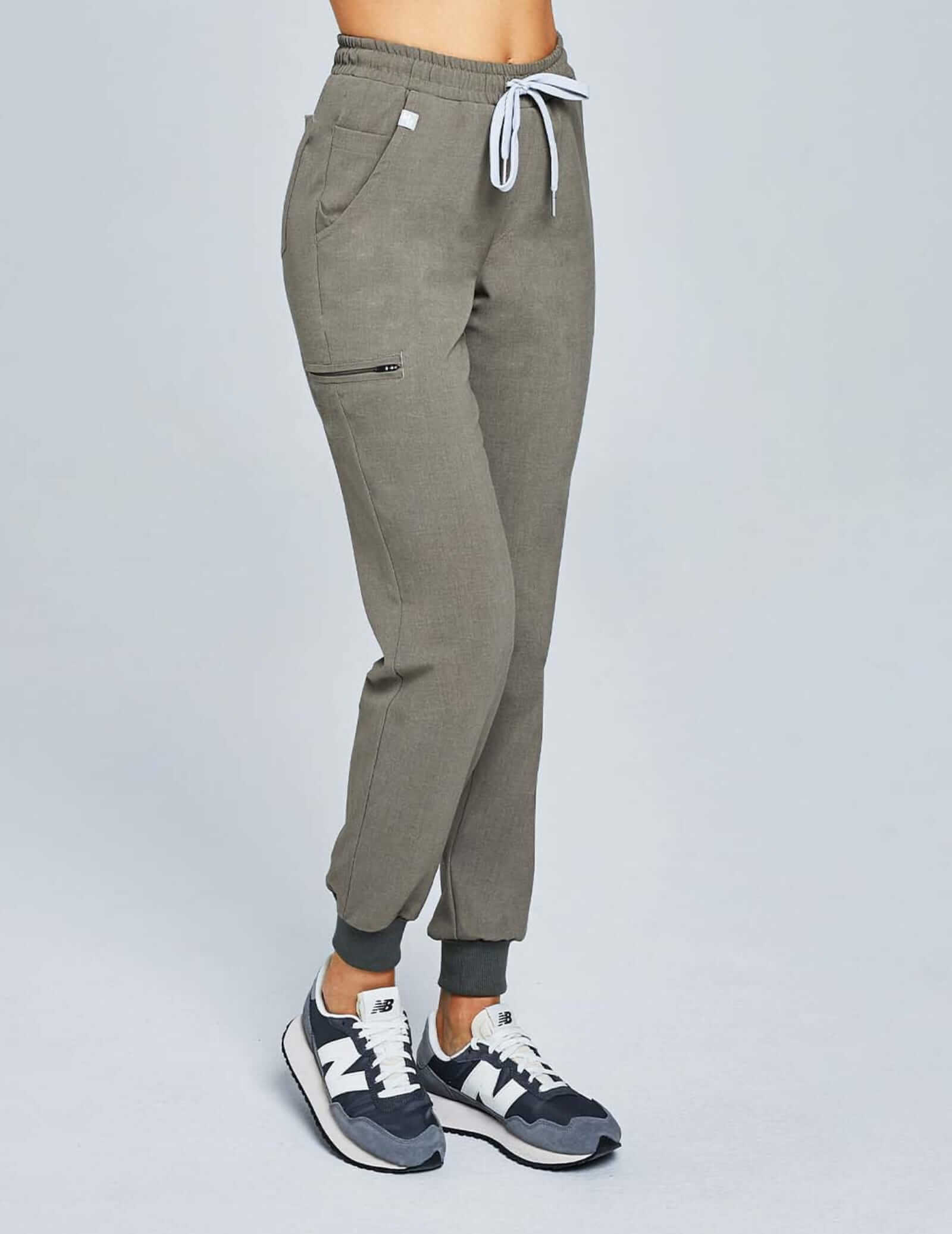Spodnie Joggery Damskie - DARK SAND Spodnie Joggery Damskie - DARK SAND