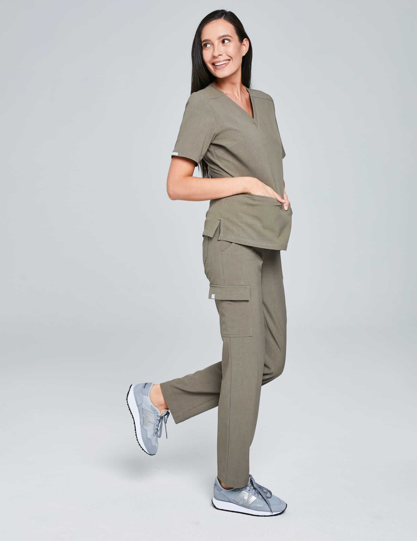 Spodnie Damskie Yoga - Dark Sand Spodnie Damskie Yoga - Dark Sand