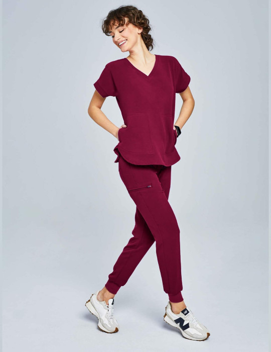 Spodnie Joggery Damskie - ROMANTIC CHERRY