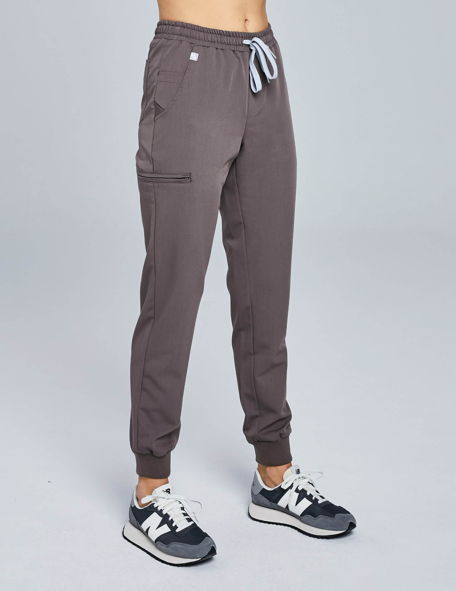 Spodnie Joggery Damskie - CHOCOLATE BROWN