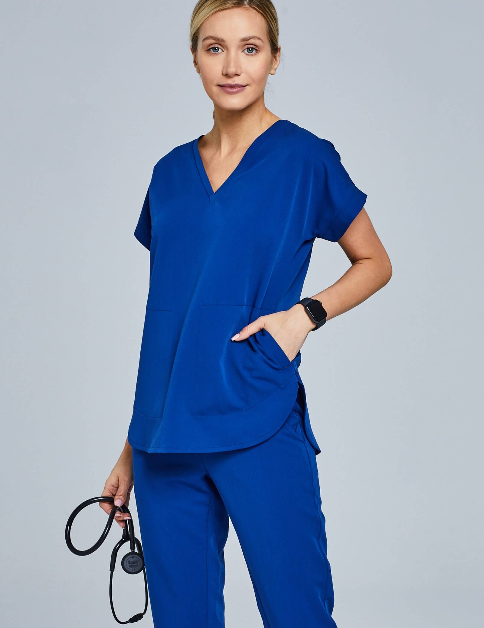 Bluza Medyczna Kendall - COBALT BLUE