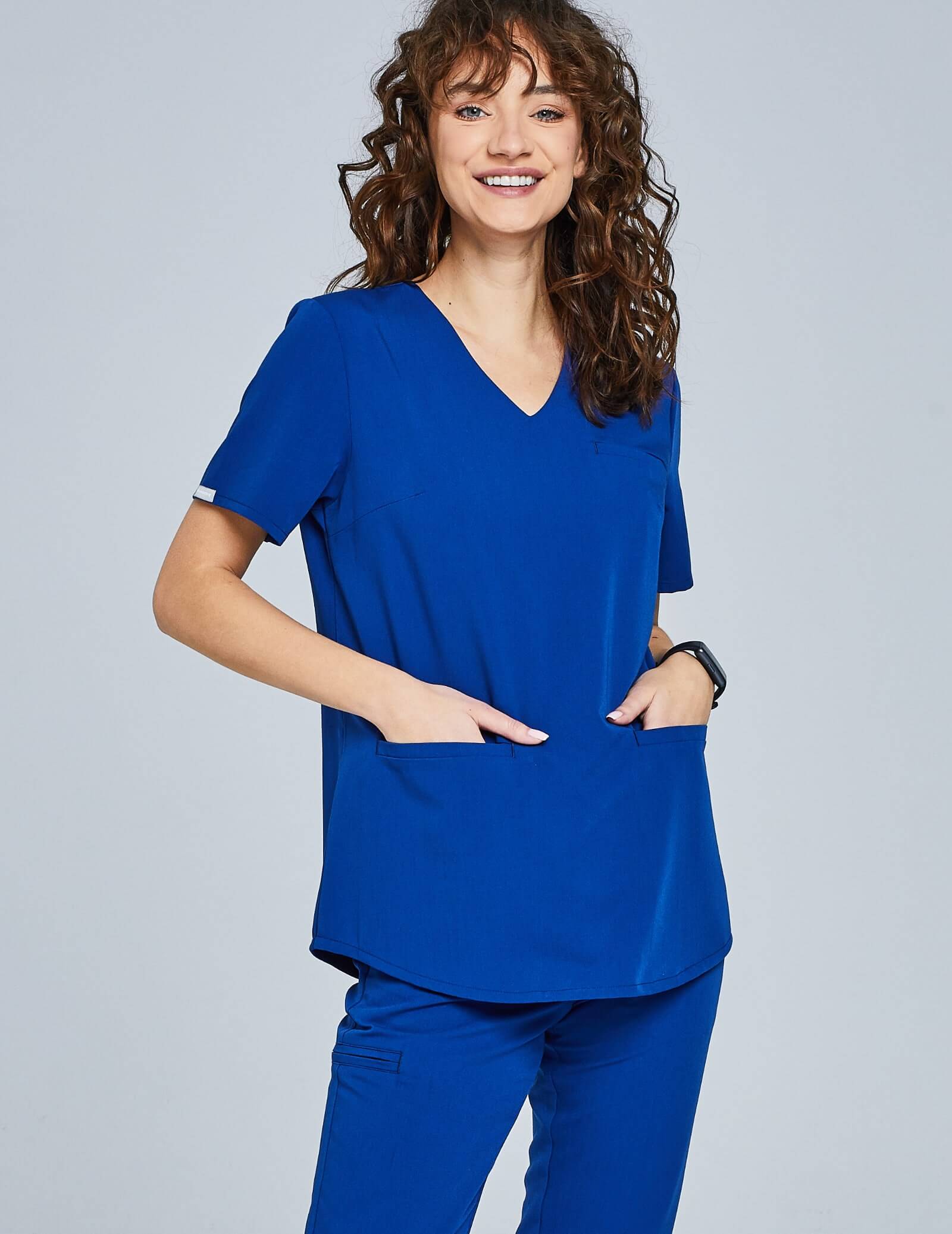 Bluza Medyczna Grace - COBALT BLUE