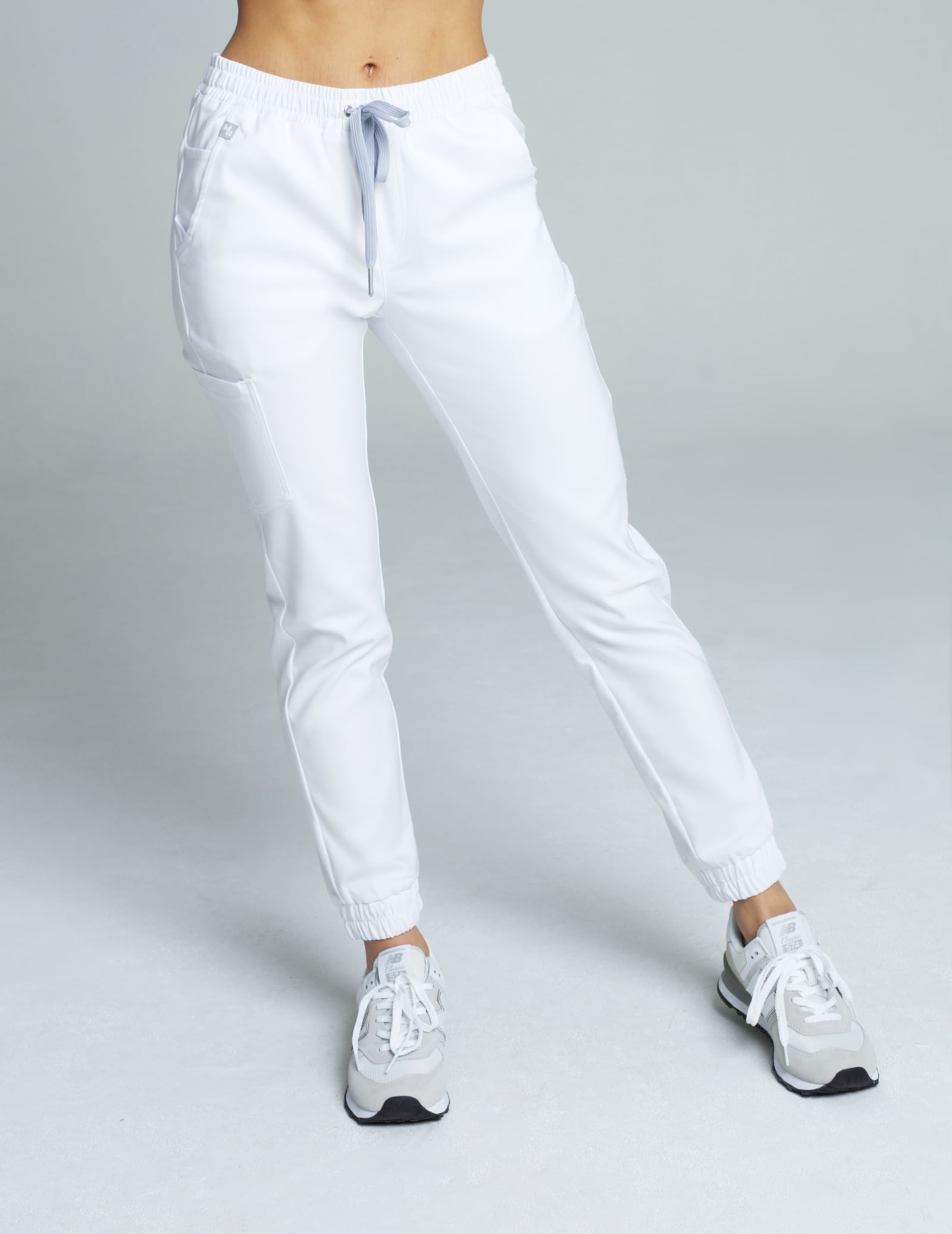 Spodnie Joggery Damskie - White