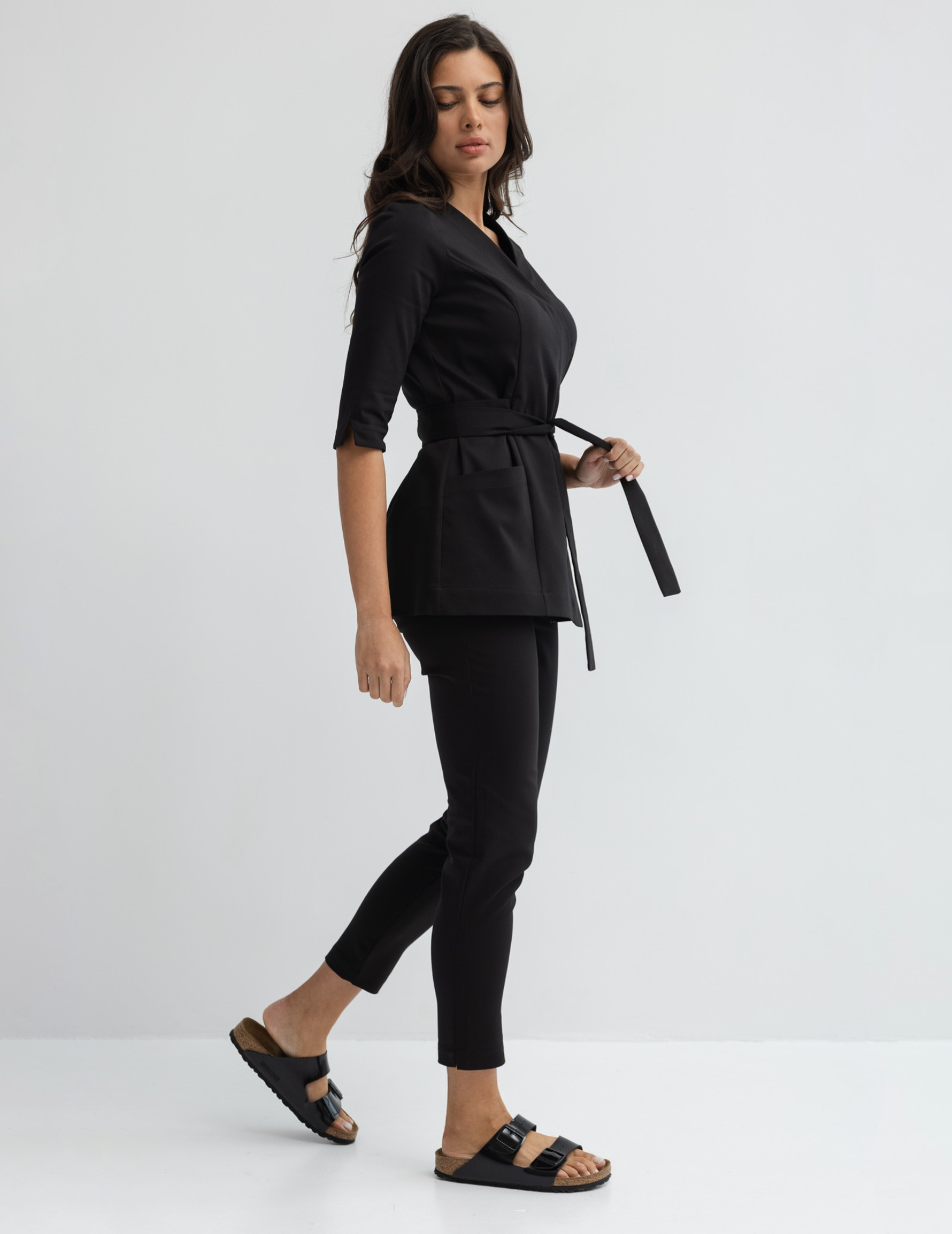 Spodnie Damskie Slim Fit - True Black