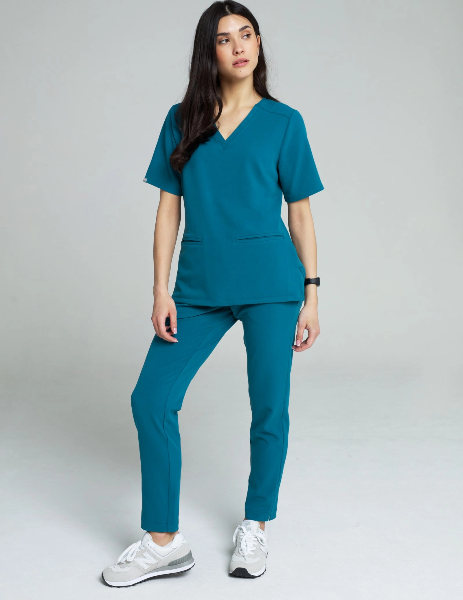 Bluza Medyczna Casy - OCEAN BLUE