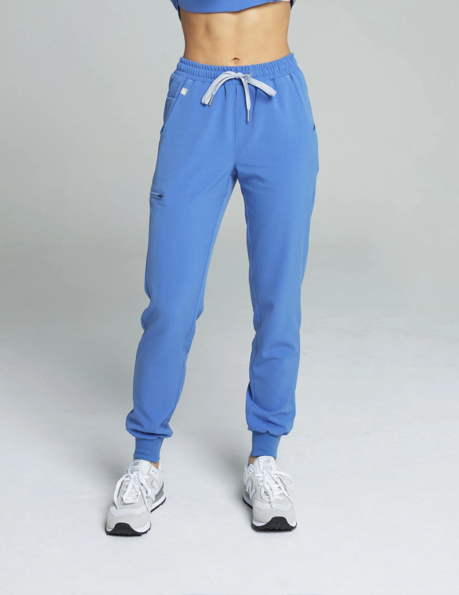 Spodnie Jogger Damskie - OCEAN BLUE Spodnie Jogger Damskie - OCEAN BLUE