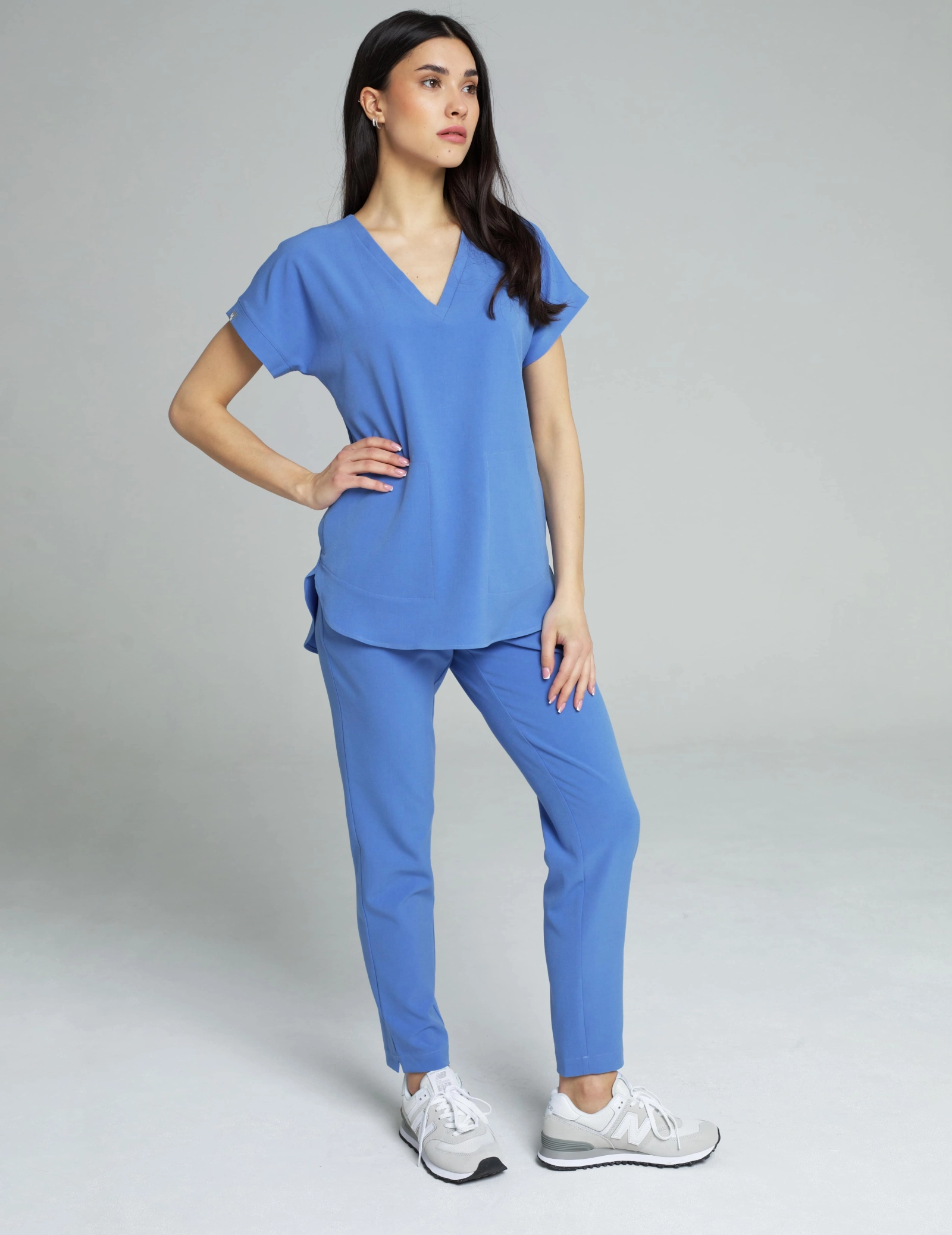 Spodnie Damskie Basic - OCEAN BLUE