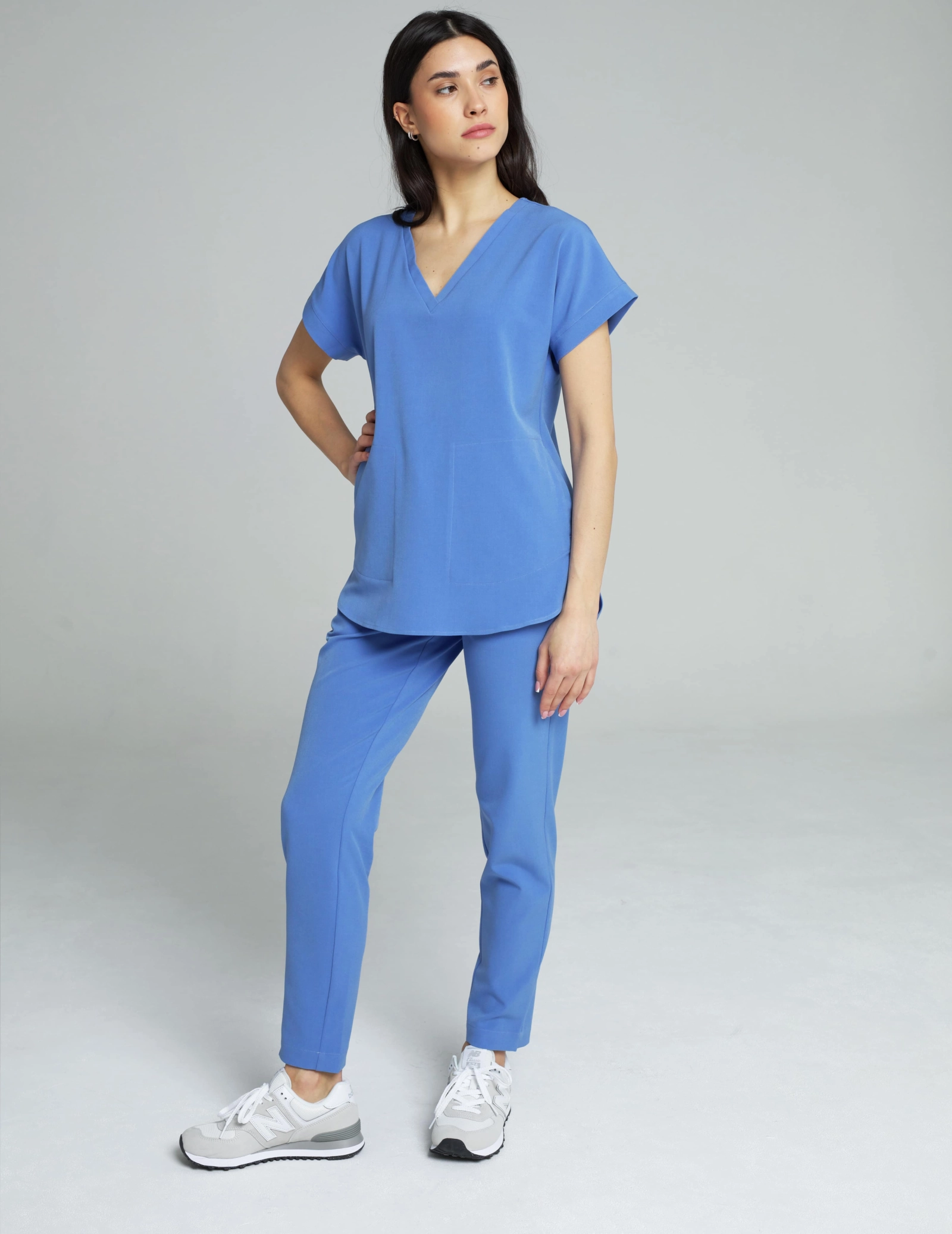 Spodnie Damskie Basic - OCEAN BLUE
