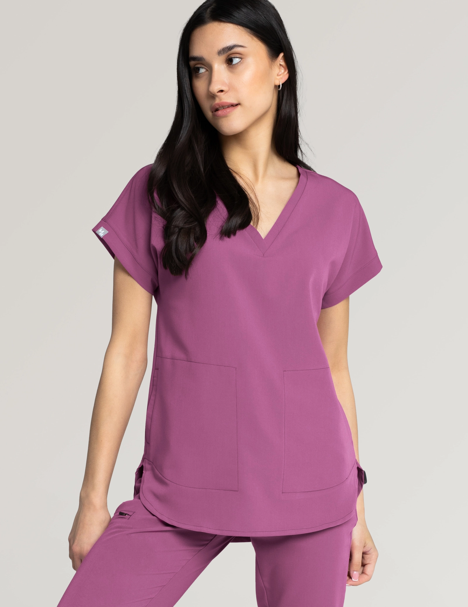 Bluza Medyczna Kendall - BURGUNDY