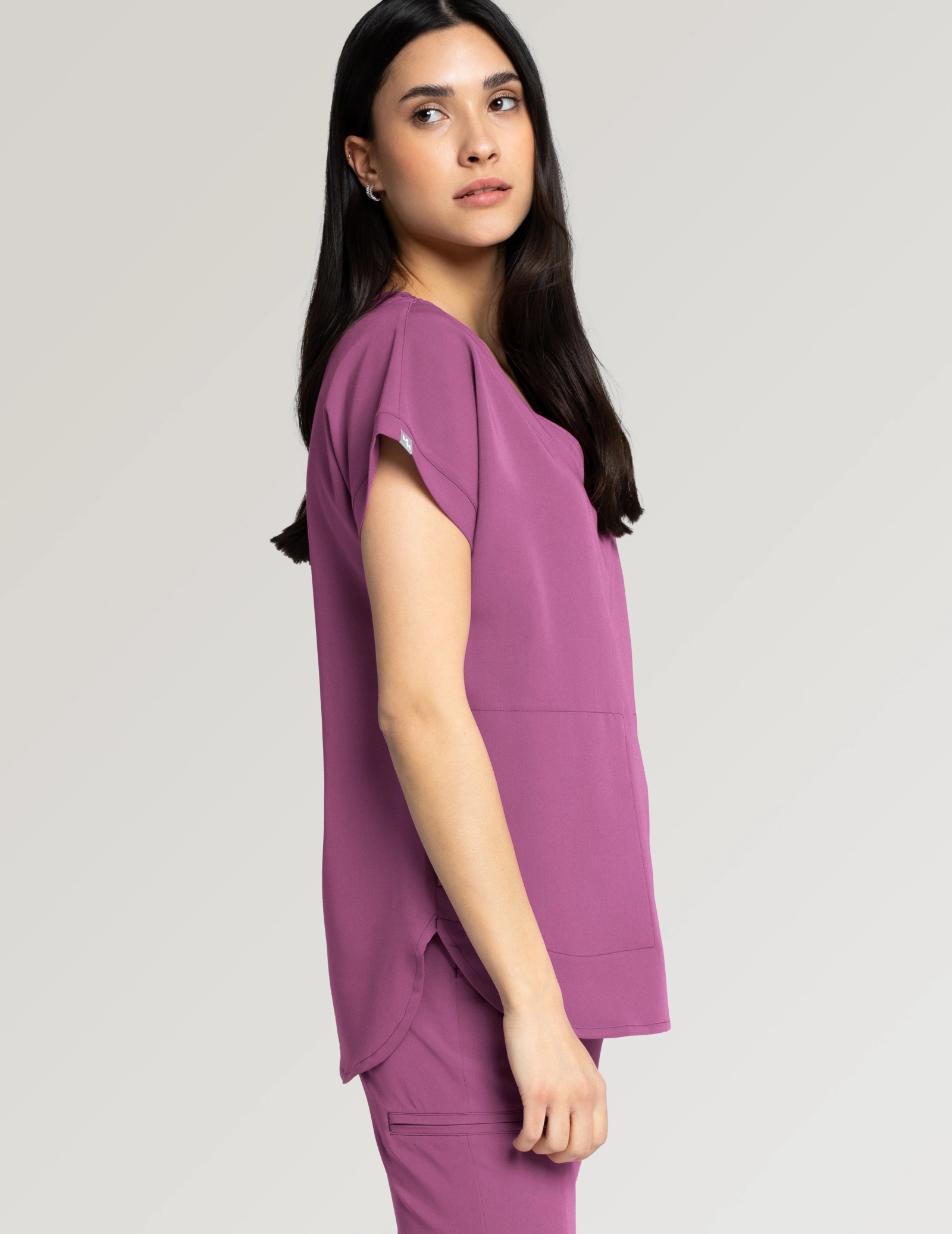 Bluza Medyczna Kendall - BURGUNDY
