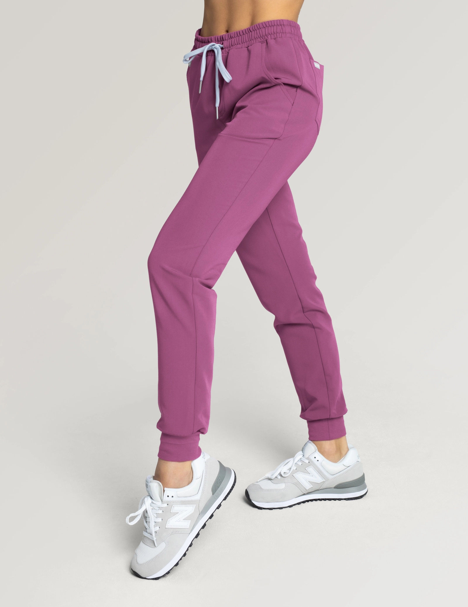 Spodnie Joggery Damskie - BURGUNDY Spodnie Joggery Damskie - BURGUNDY
