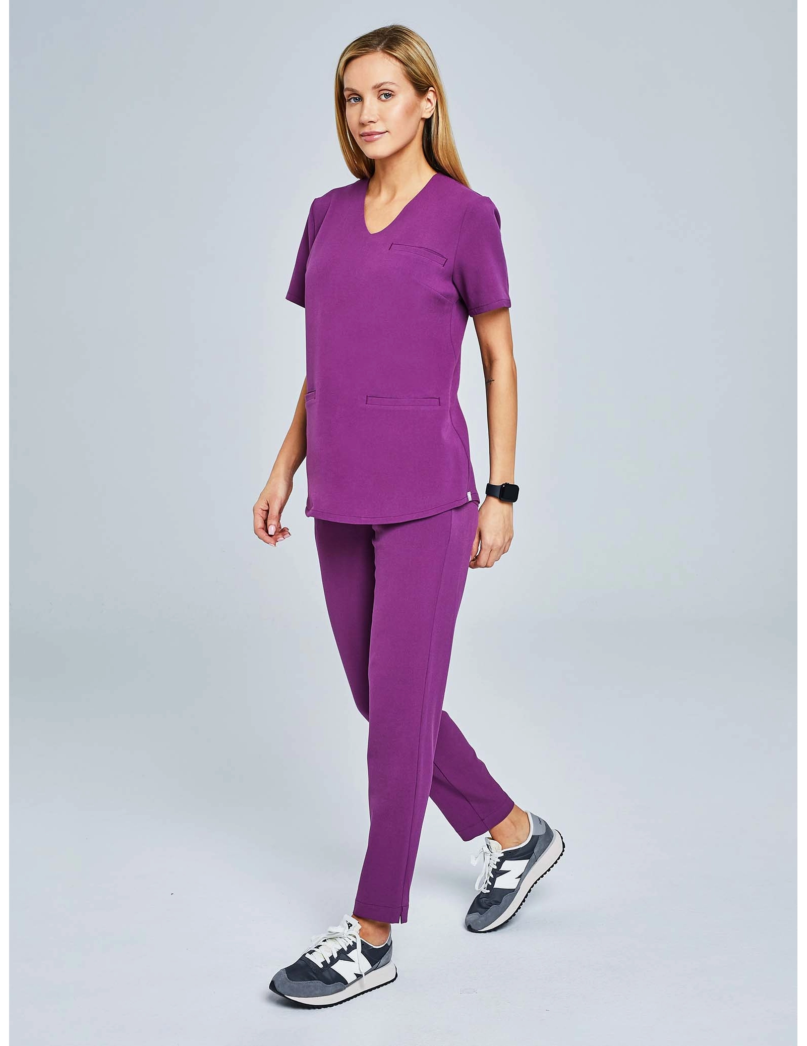 Bluza Medyczna Grace - GRAPE PURPLE