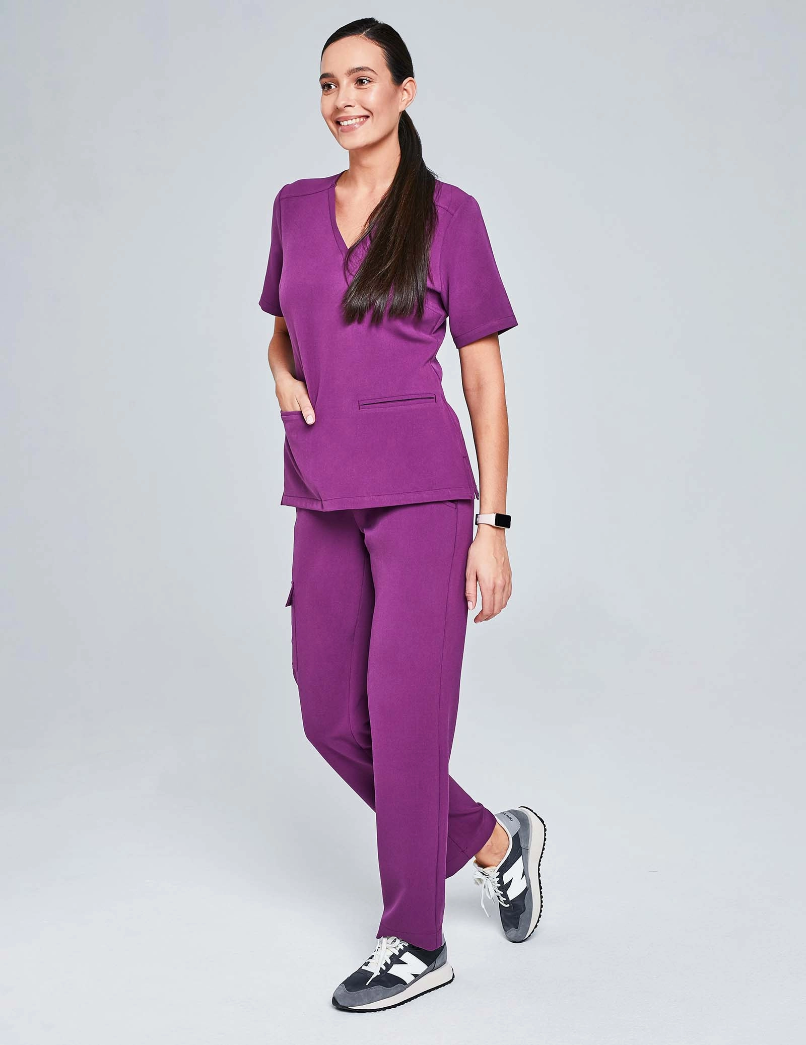 Bluza Medyczna Casy - GRAPE PURPLE