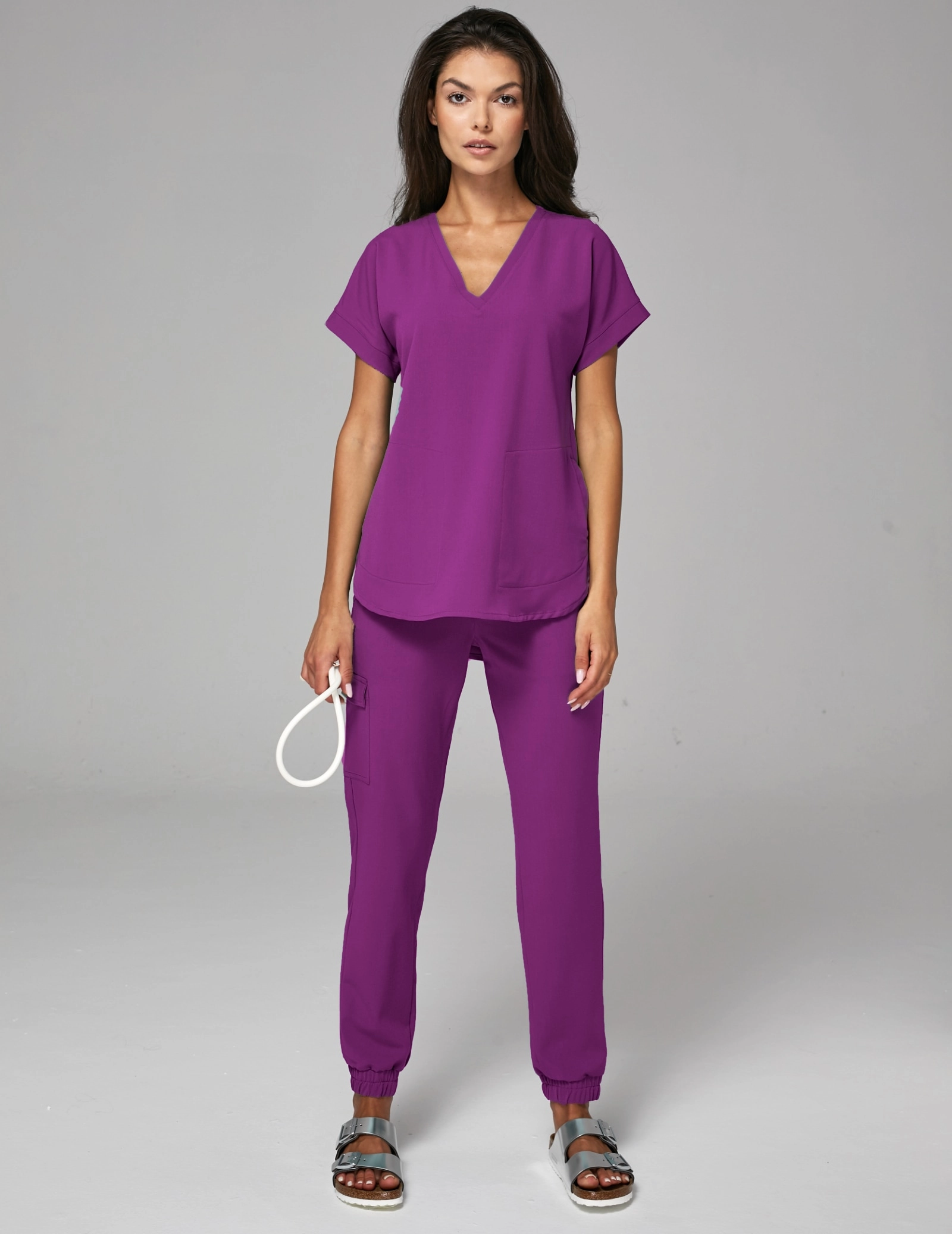 Spodnie Joggery Amelia - GRAPE PURPLE