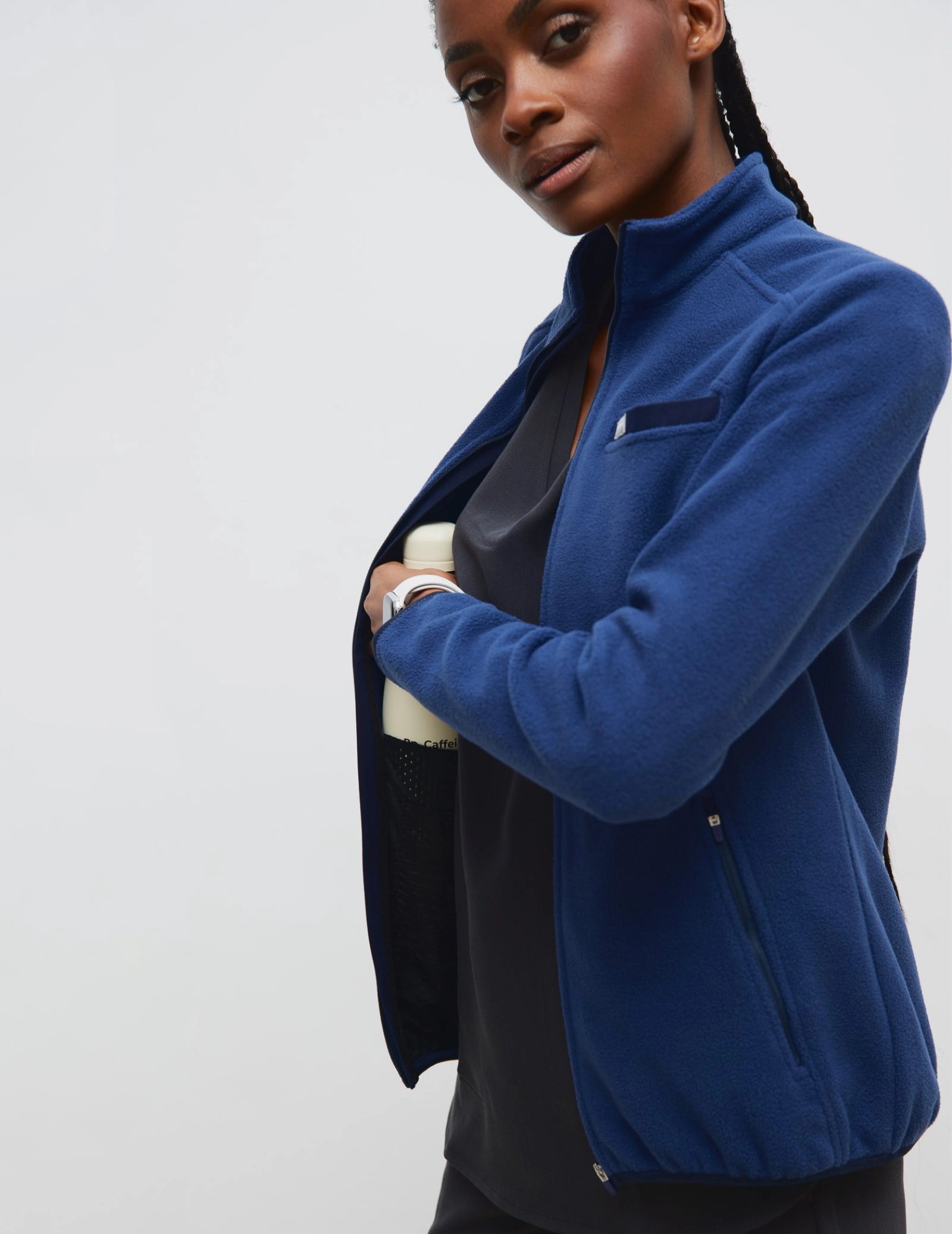 Bluza Polarowa Damska COZY HEAT - NAVY