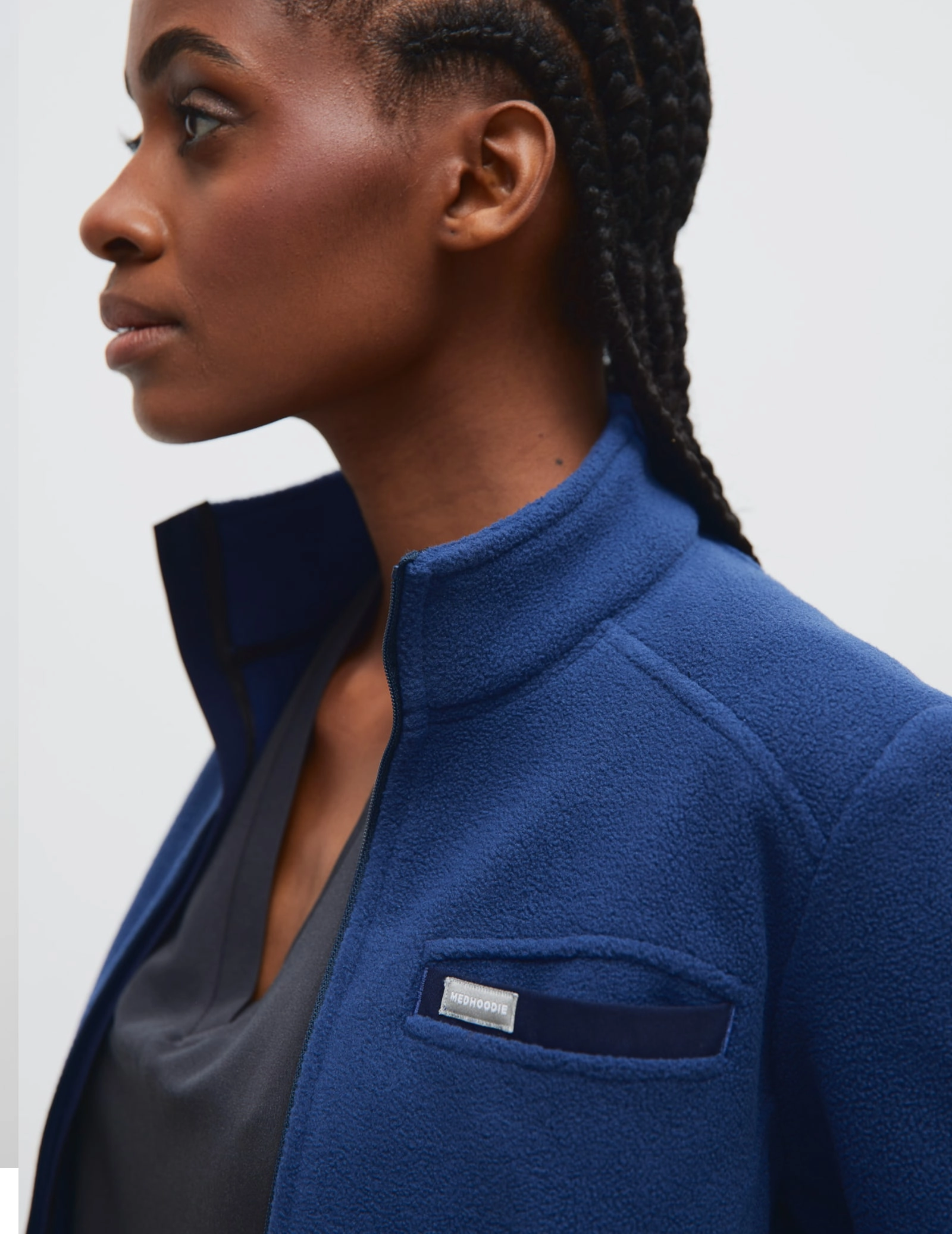 Bluza Polarowa Damska COZY HEAT - NAVY