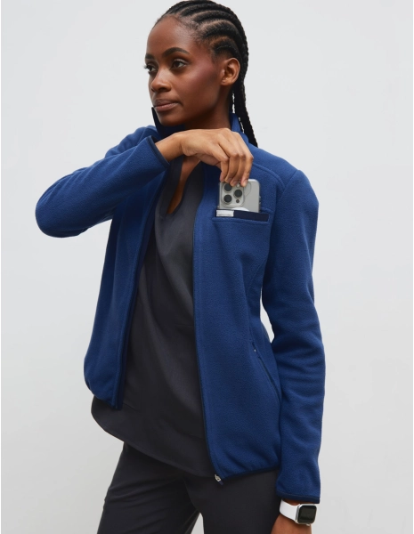 Bluza Polarowa Damska COZY HEAT  - NAVY