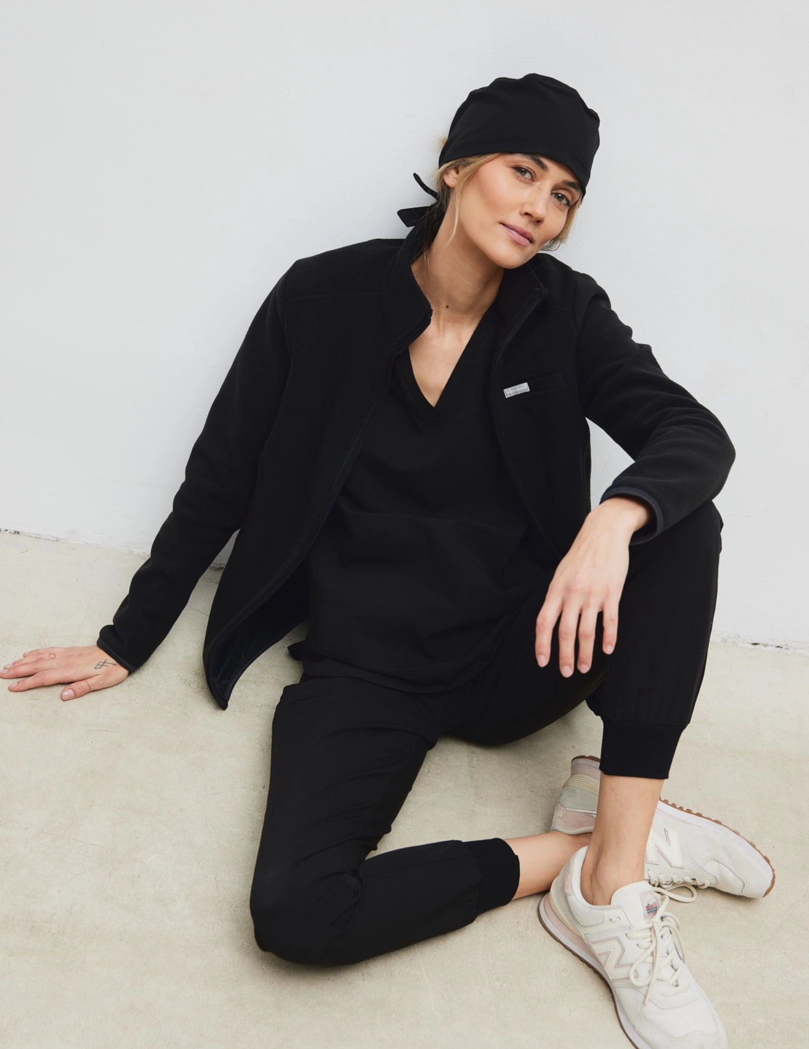 Bluza Polarowa Damska COZY HEAT - BLACK