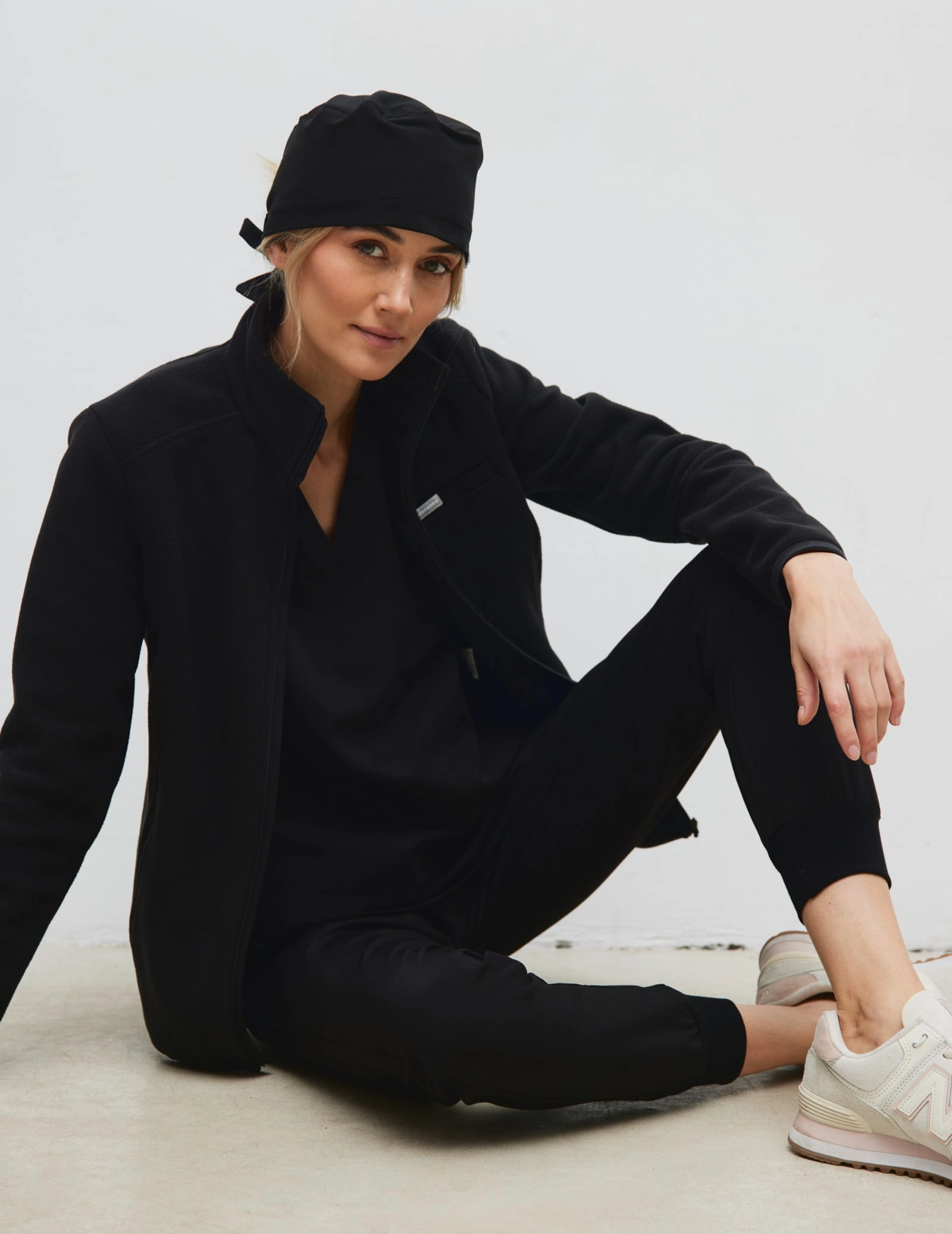 Bluza Polarowa Damska COZY HEAT - BLACK