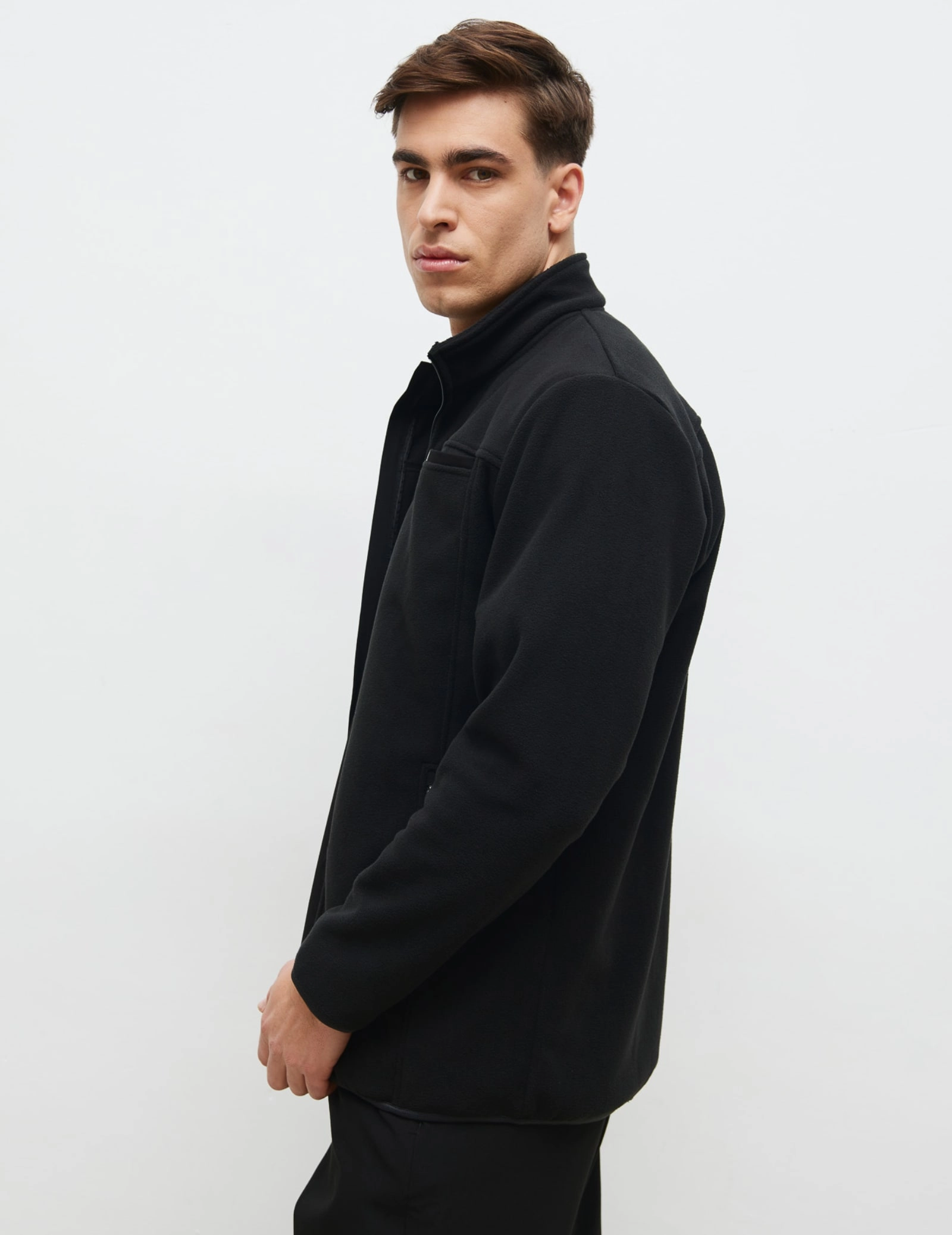 Bluza Polarowa Męska COZY HEAT - BLACK
