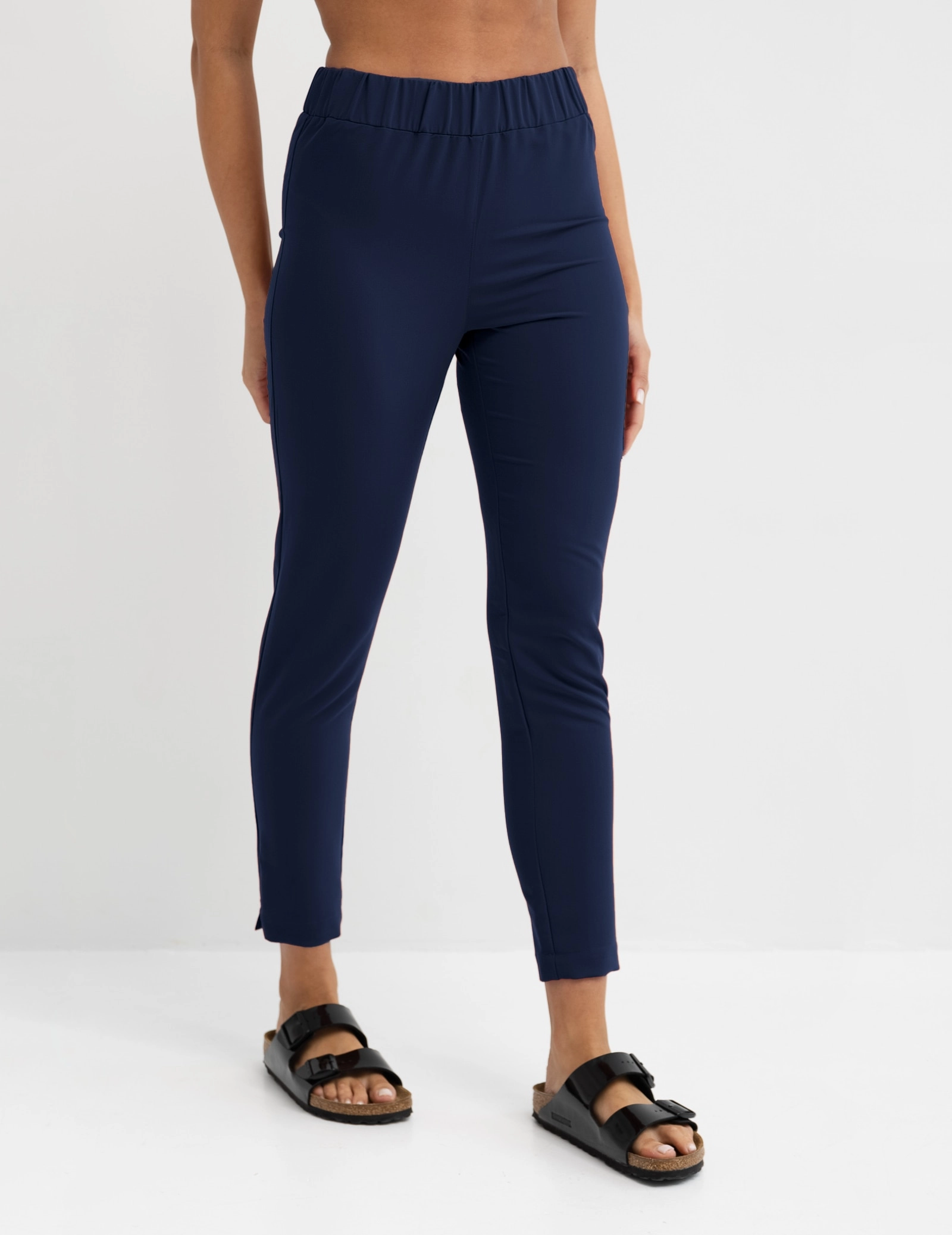 Spodnie Damskie Slim Fit - NAVY