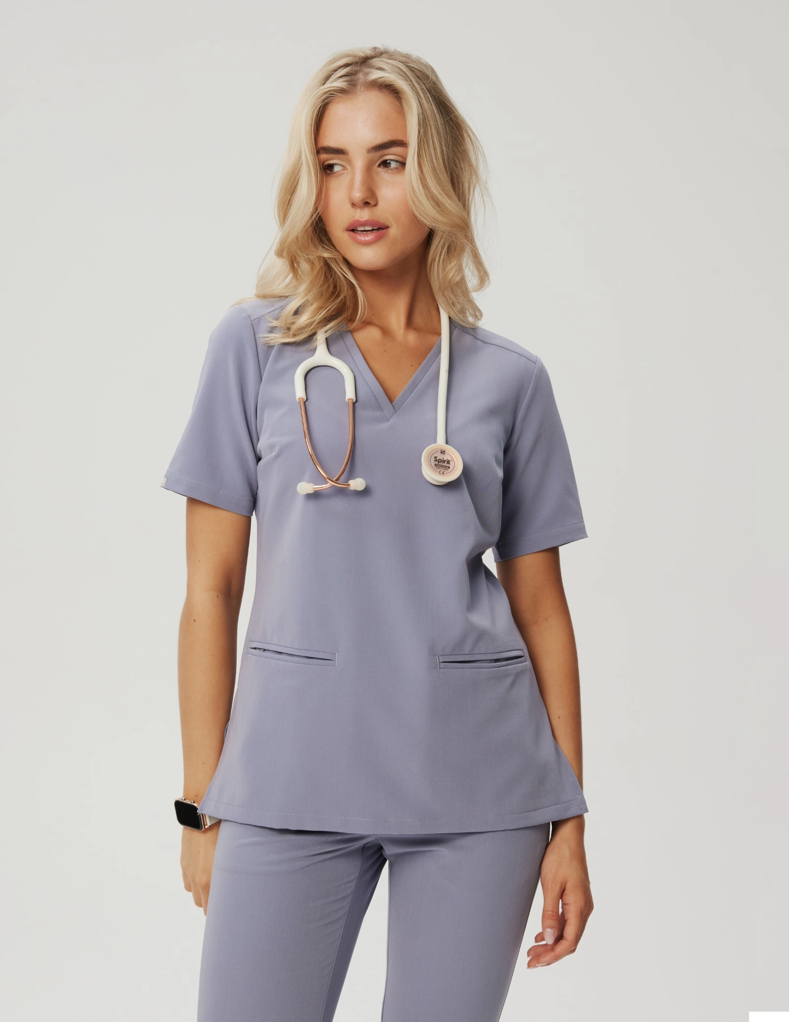 Bluza Medyczna Casy- MILKY LAVENDER