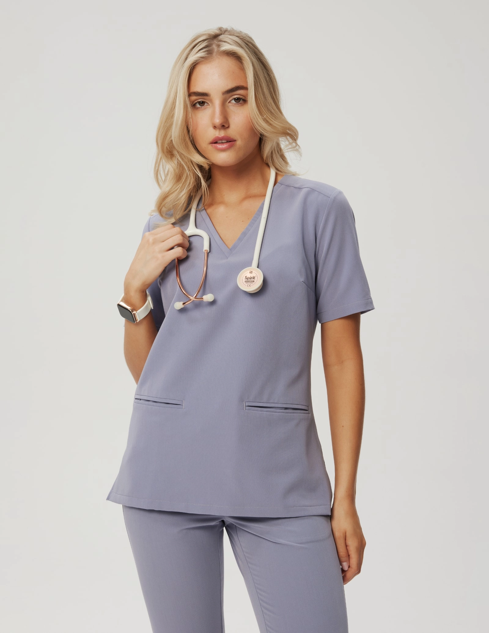 Bluza Medyczna Casy- MILKY LAVENDER