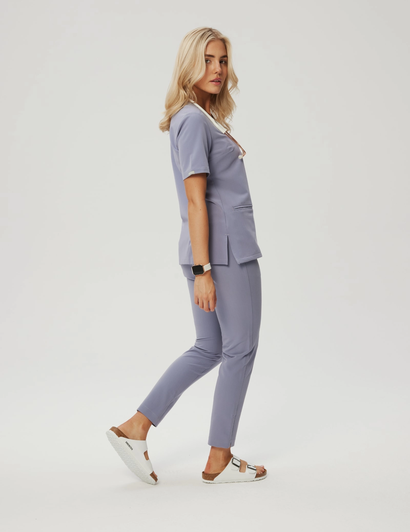 Bluza Medyczna Casy- MILKY LAVENDER