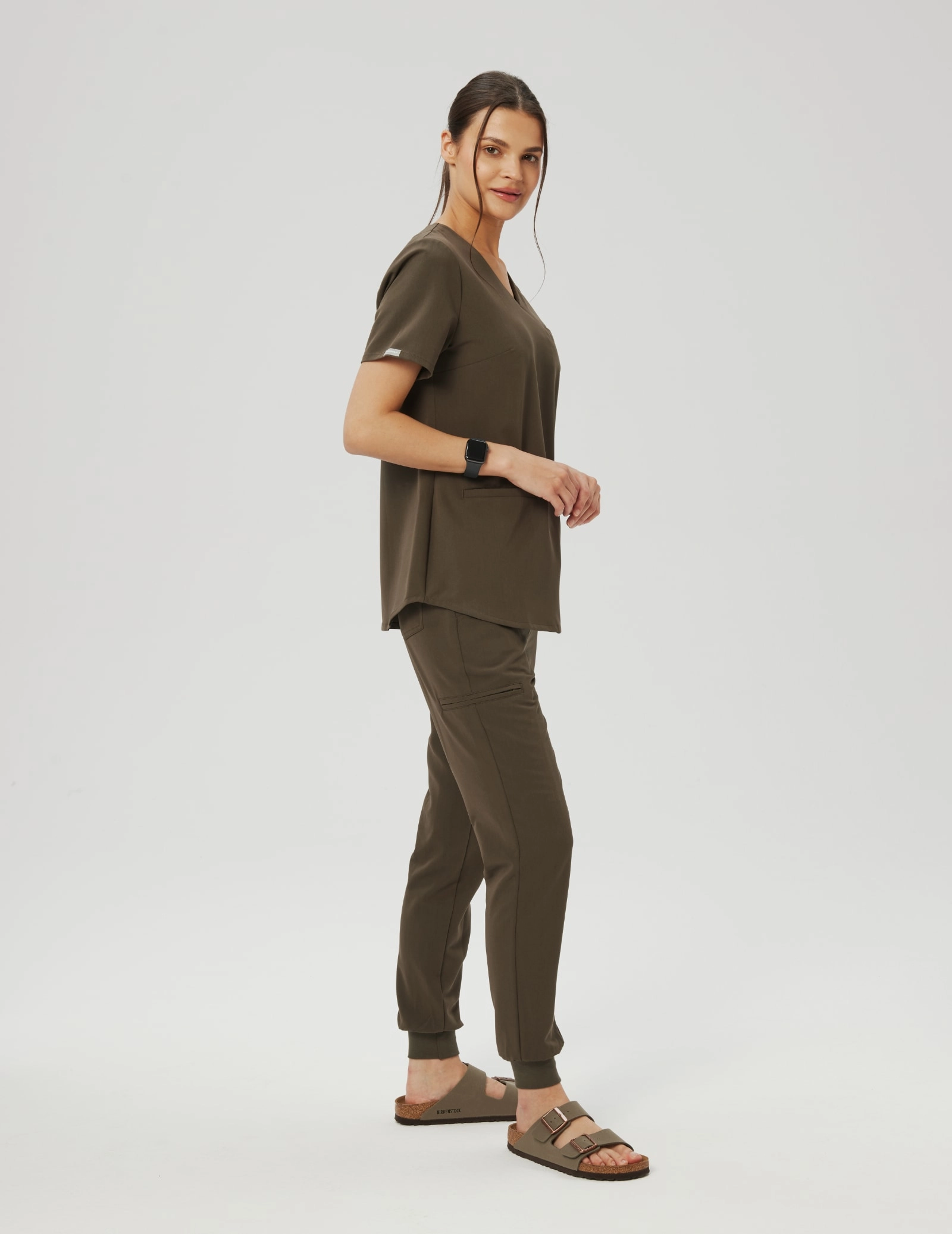 Bluza Medyczna Grace - OLIVE NIGHT