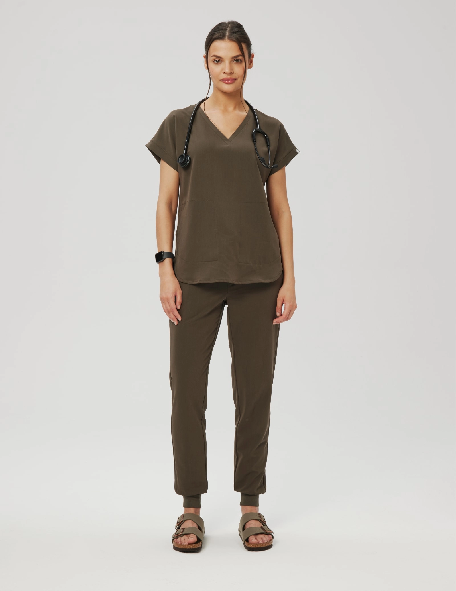 Spodnie Joggery Damskie - OLIVE NIGHT Spodnie Joggery Damskie - OLIVE NIGHT