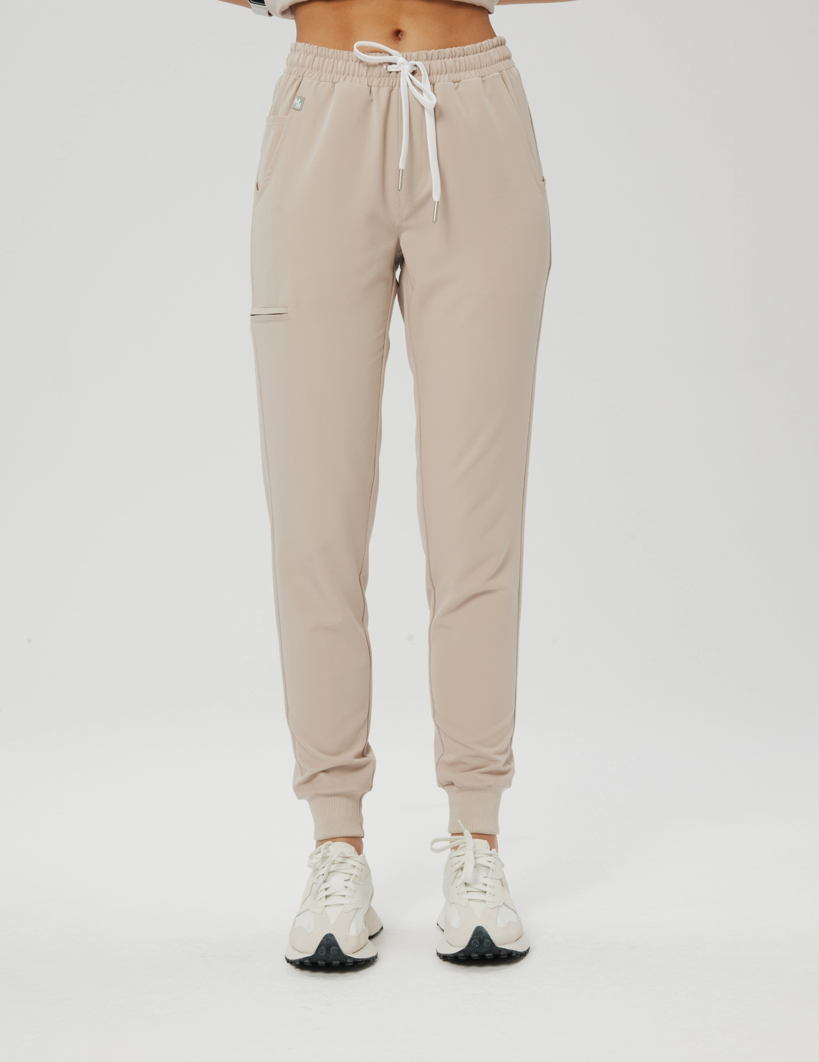 Spodnie damskie Joggery - COCONUT