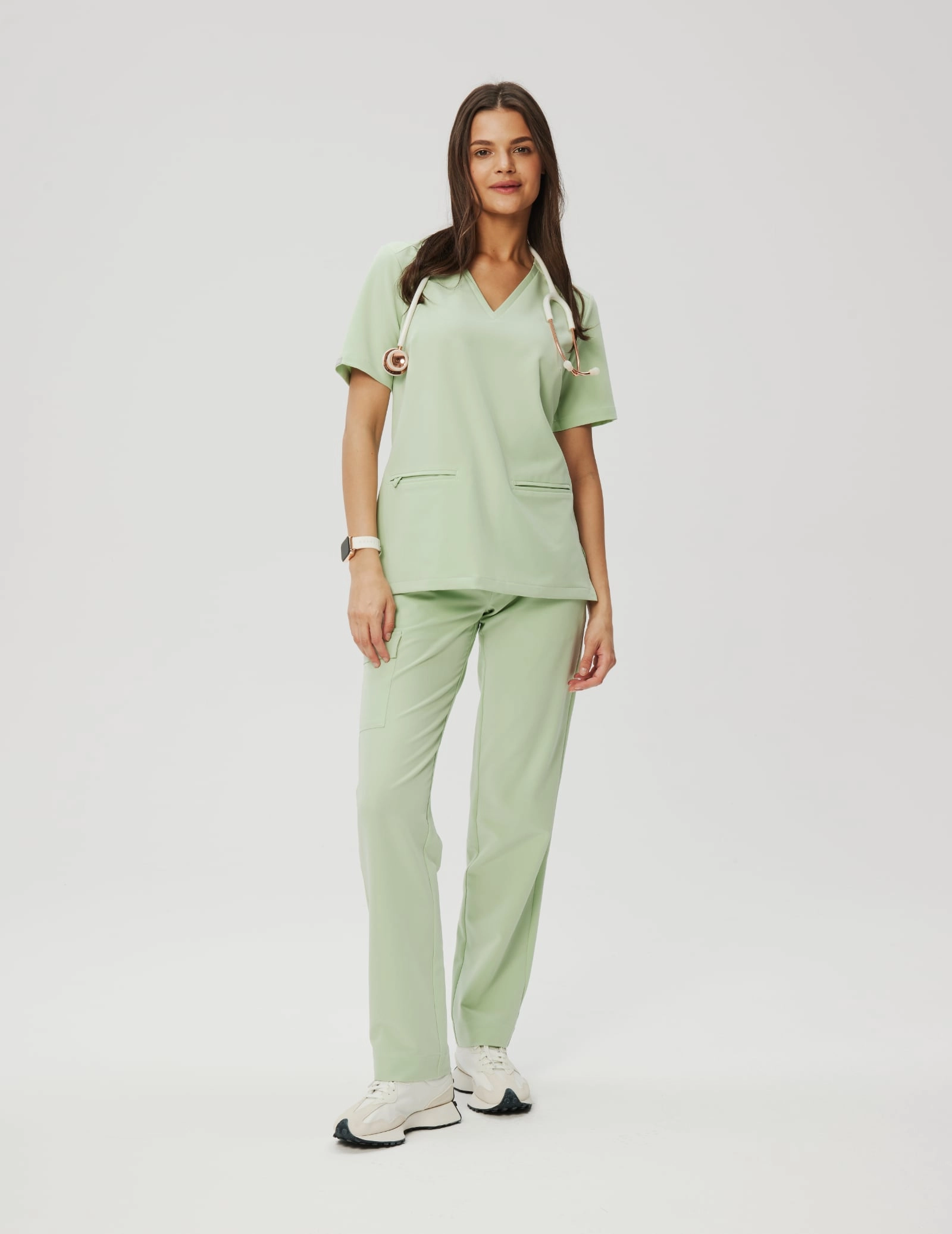 Bluza Medyczna Casy - MATCHA LATTE