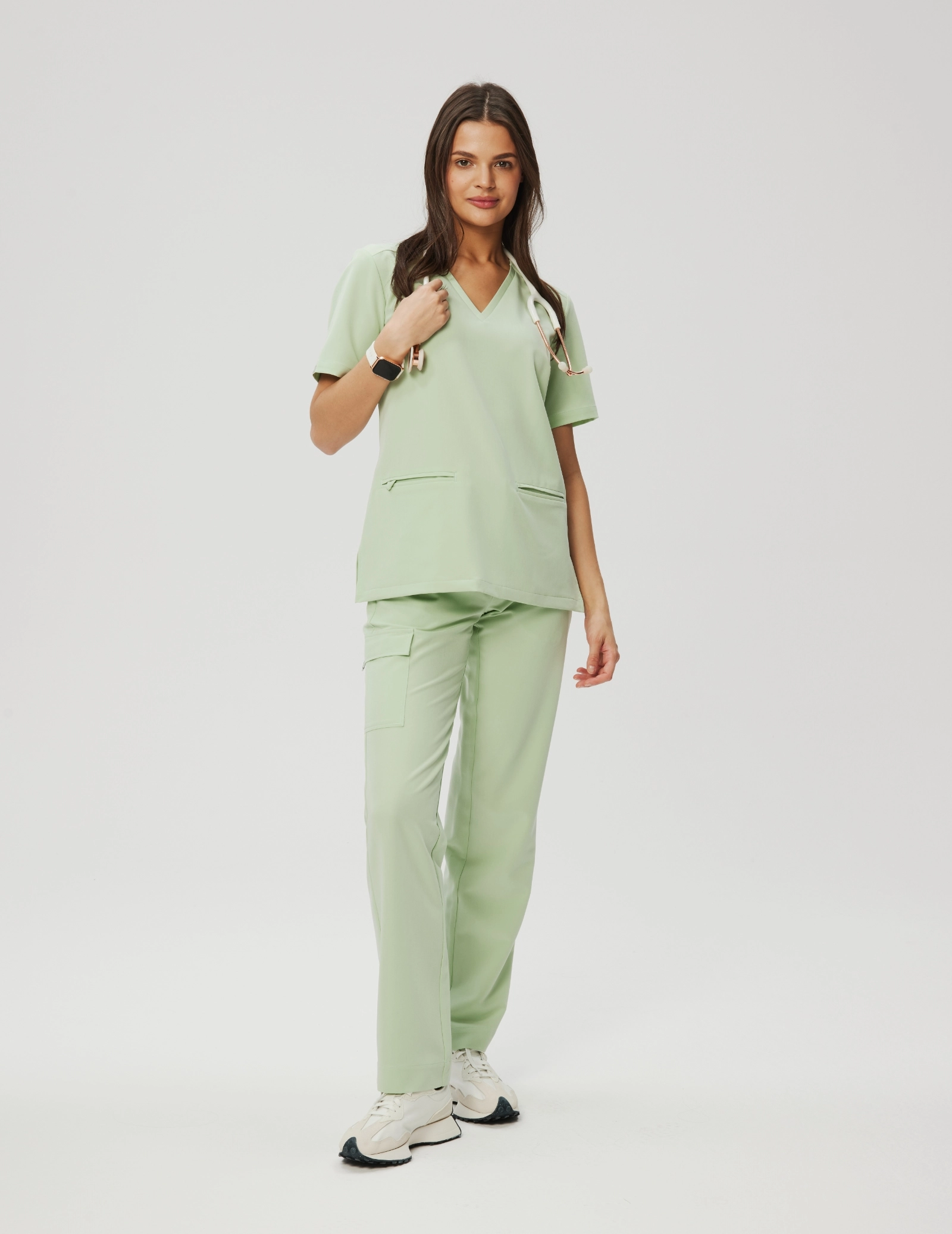 Bluza Medyczna Casy - MATCHA LATTE Bluza Medyczna Casy - MATCHA LATTE