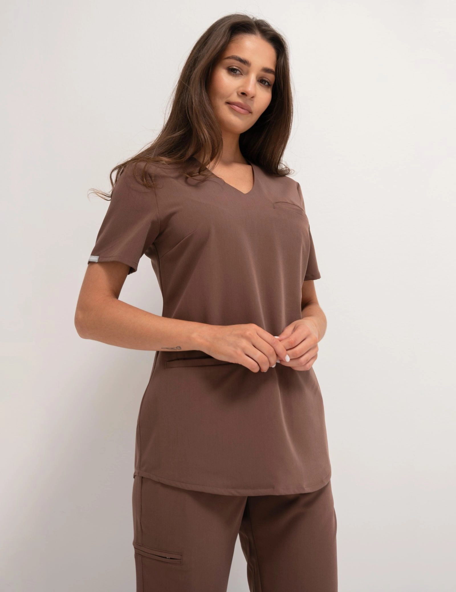 Bluza Medyczna Grace - MILKY BROWN Bluza Medyczna Grace - MILKY BROWN