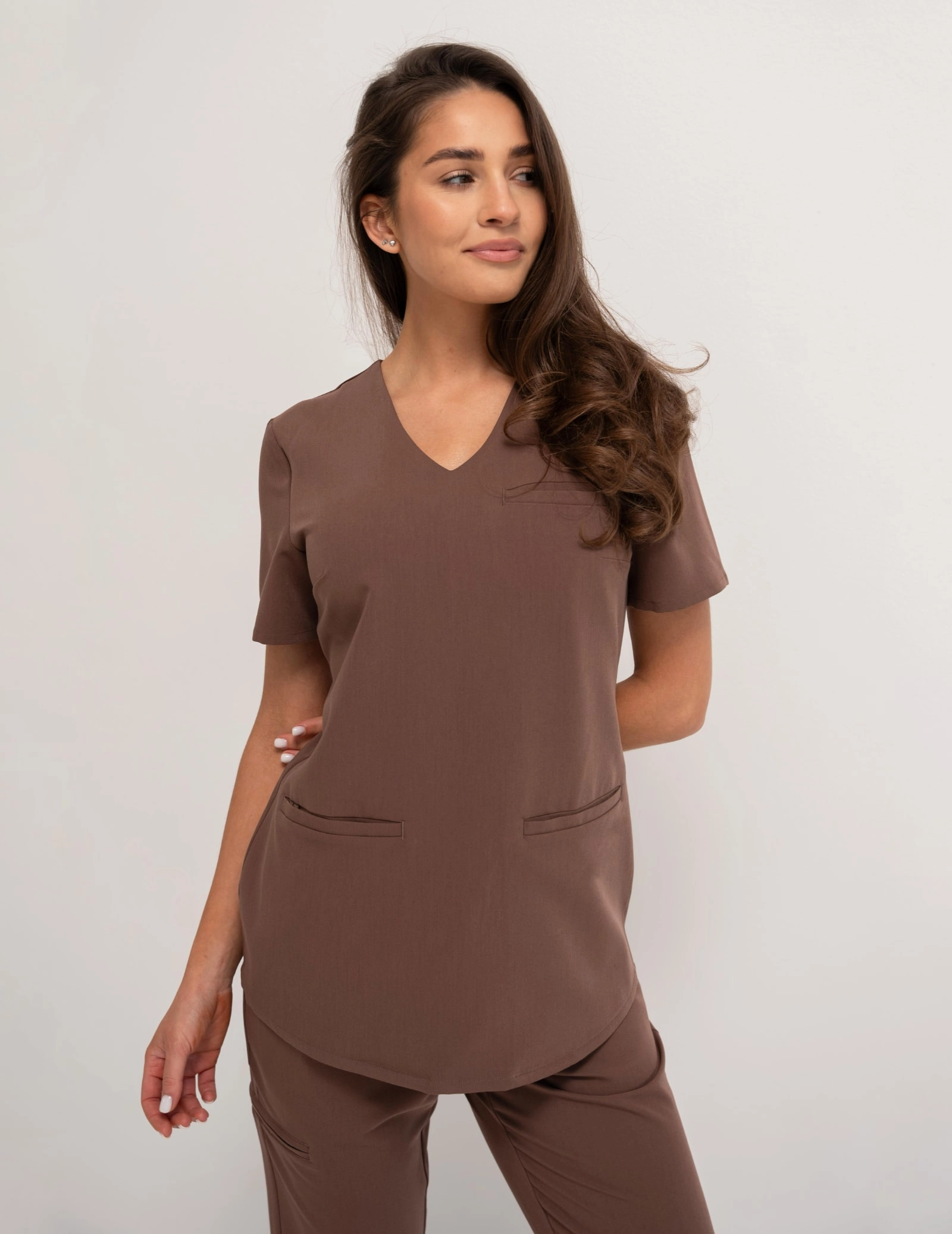 Bluza Medyczna Grace - MILKY BROWN Bluza Medyczna Grace - MILKY BROWN