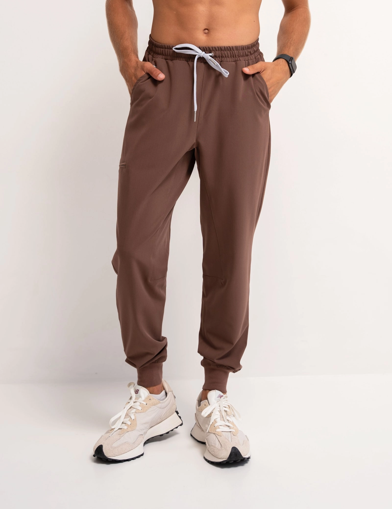 Spodnie Joggery Męskie - MILKY BROWN Spodnie Joggery Męskie - MILKY BROWN