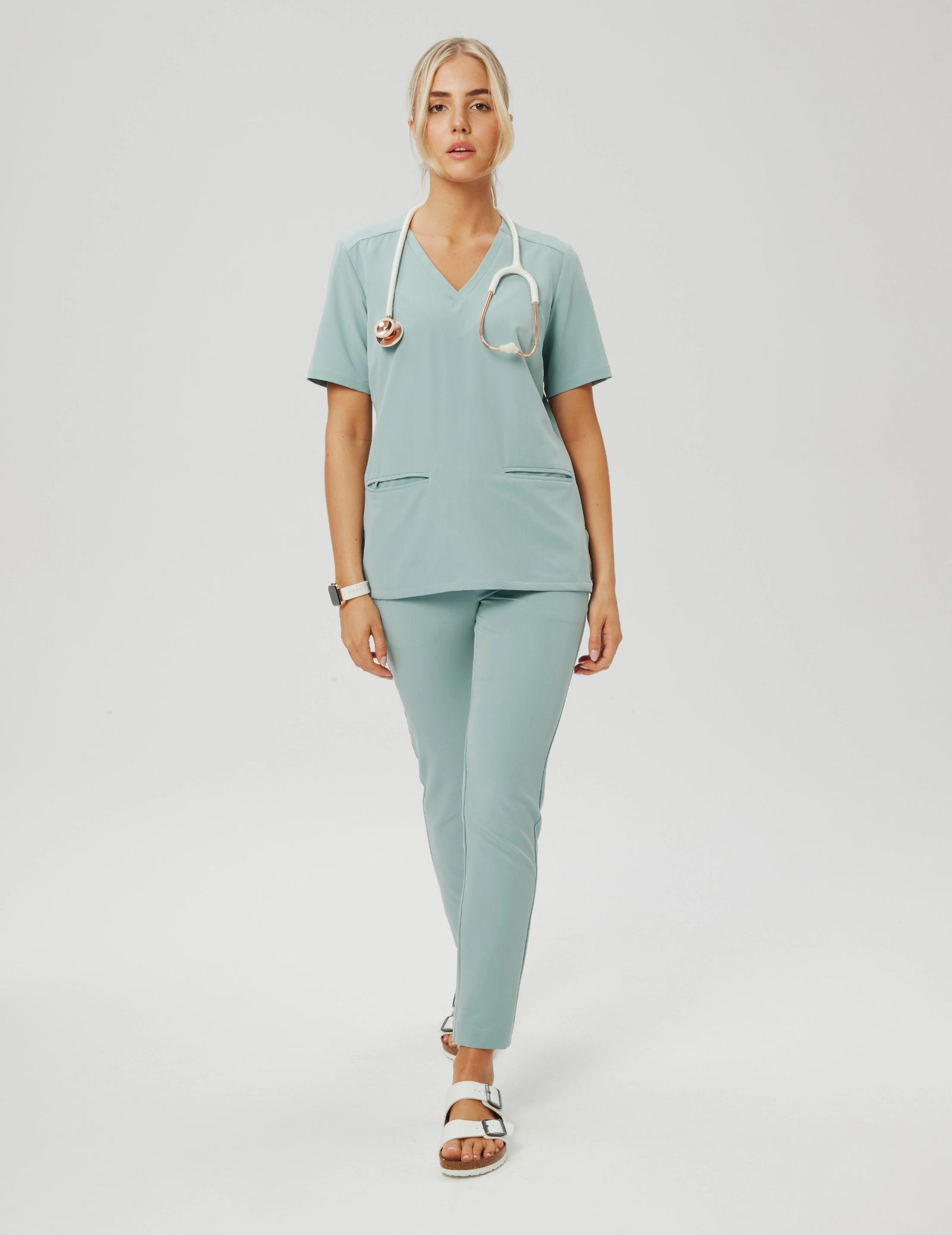 Bluza Medyczna Casy- ICE BLUE