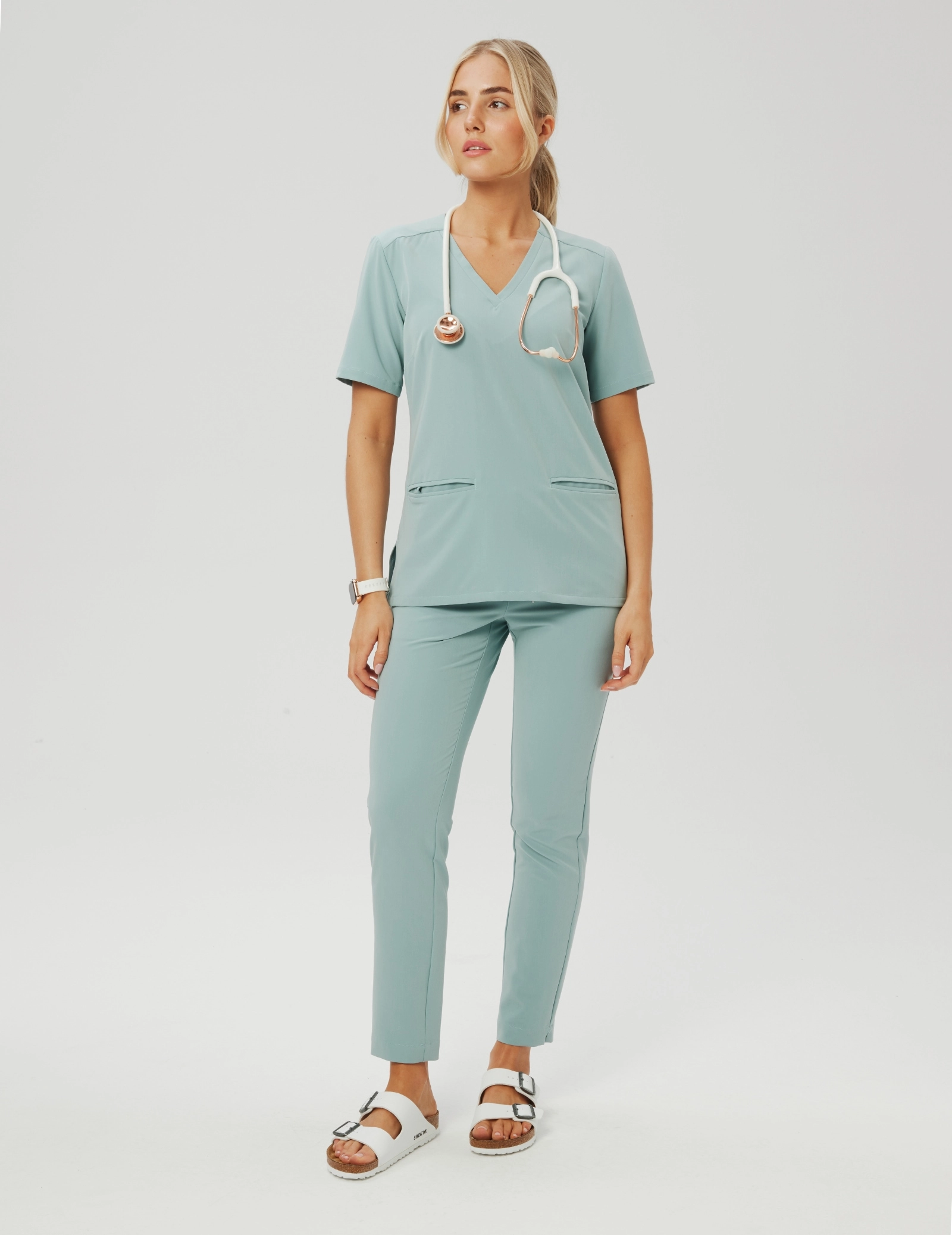 Bluza Medyczna Casy- ICE BLUE