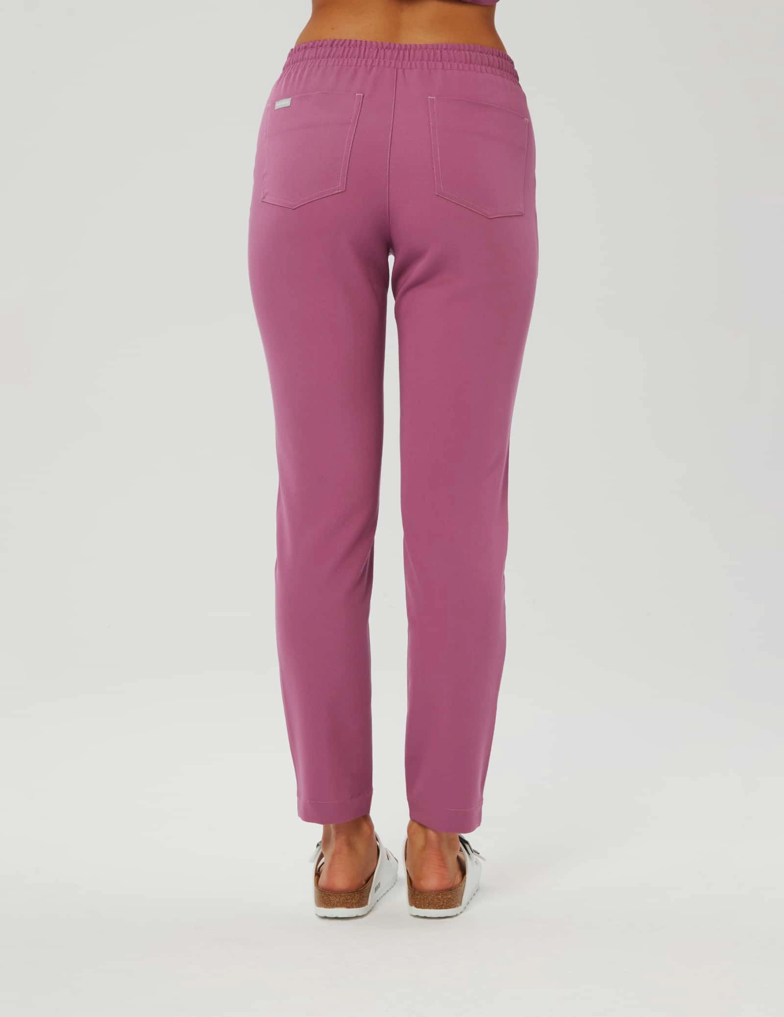 Spodnie damskie Basic - BURGUNDY Spodnie damskie Basic - BURGUNDY
